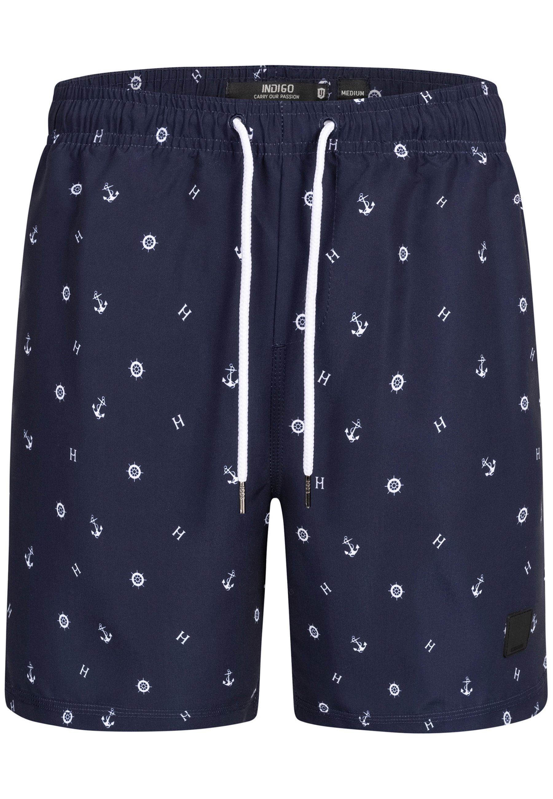 Indicode Badeshorts Herren Maya Schwimmshorts Männer mit detailreichem Must günstig online kaufen