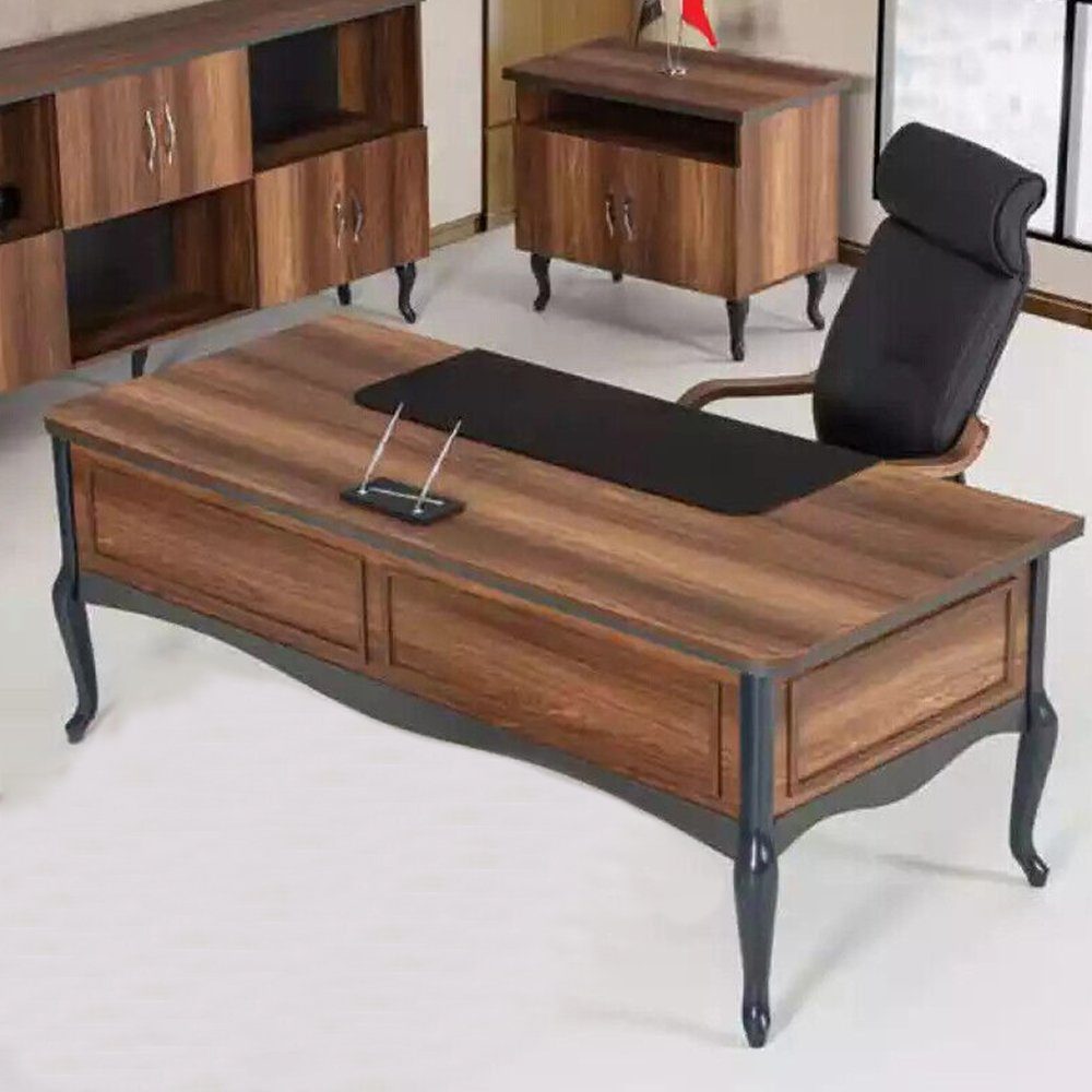 JVmoebel Schreibtisch Arbeitzimmer Schreibtisch Luxus Design Tisch Büro Office Möbel, Made In Europe