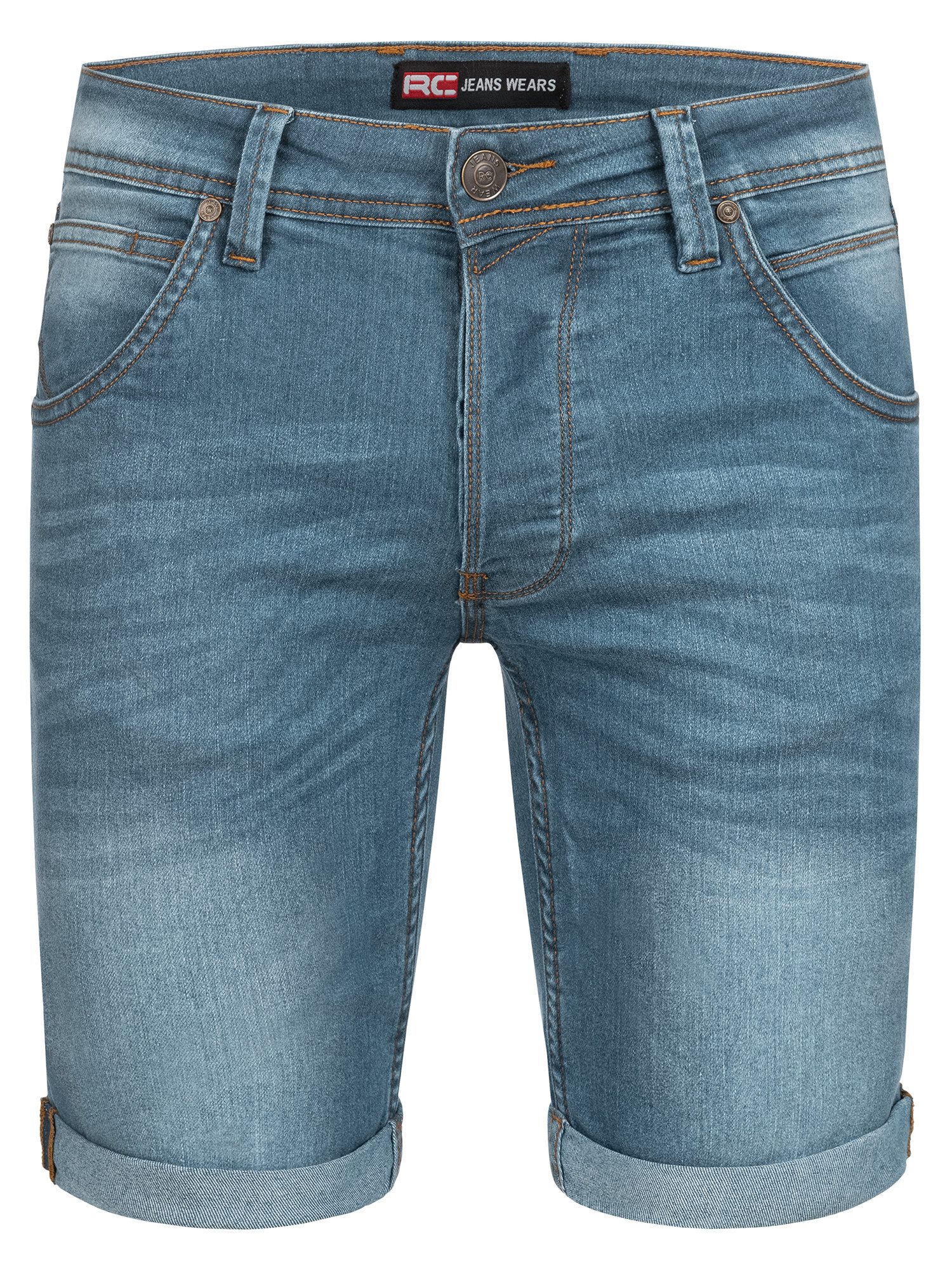 Jeansshorts Herren Shorts Bermuda Blau H-374