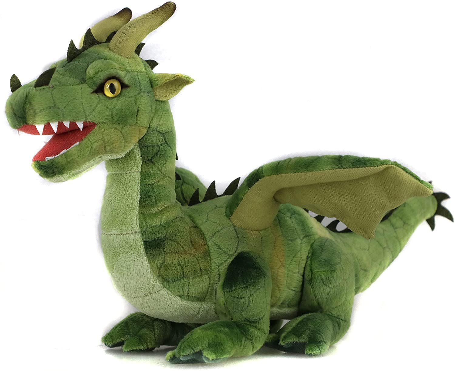 Uni-Toys Kuscheltier Drache - verschiedene Farben und Größen - Plüschtier, zu 100 % recyceltes Füllmaterial