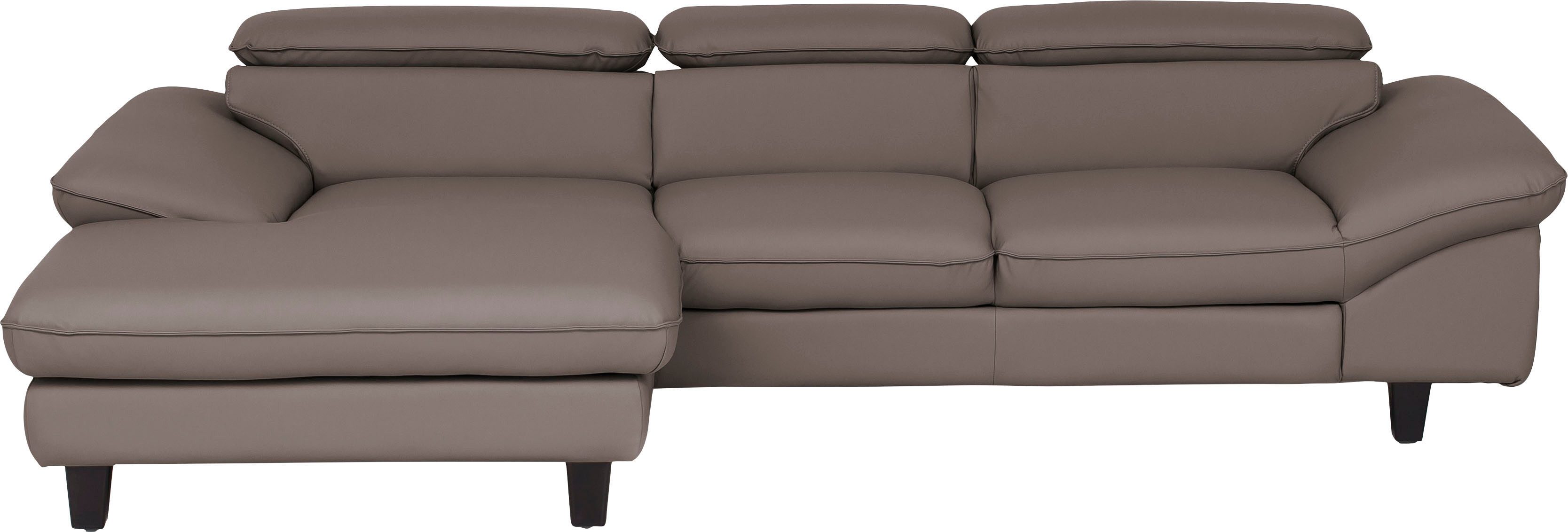 Home affaire Ecksofa Pilot L-Form, mit Kopfteilverstellung, wahlweise mit Bettfunktion & Bettkasten