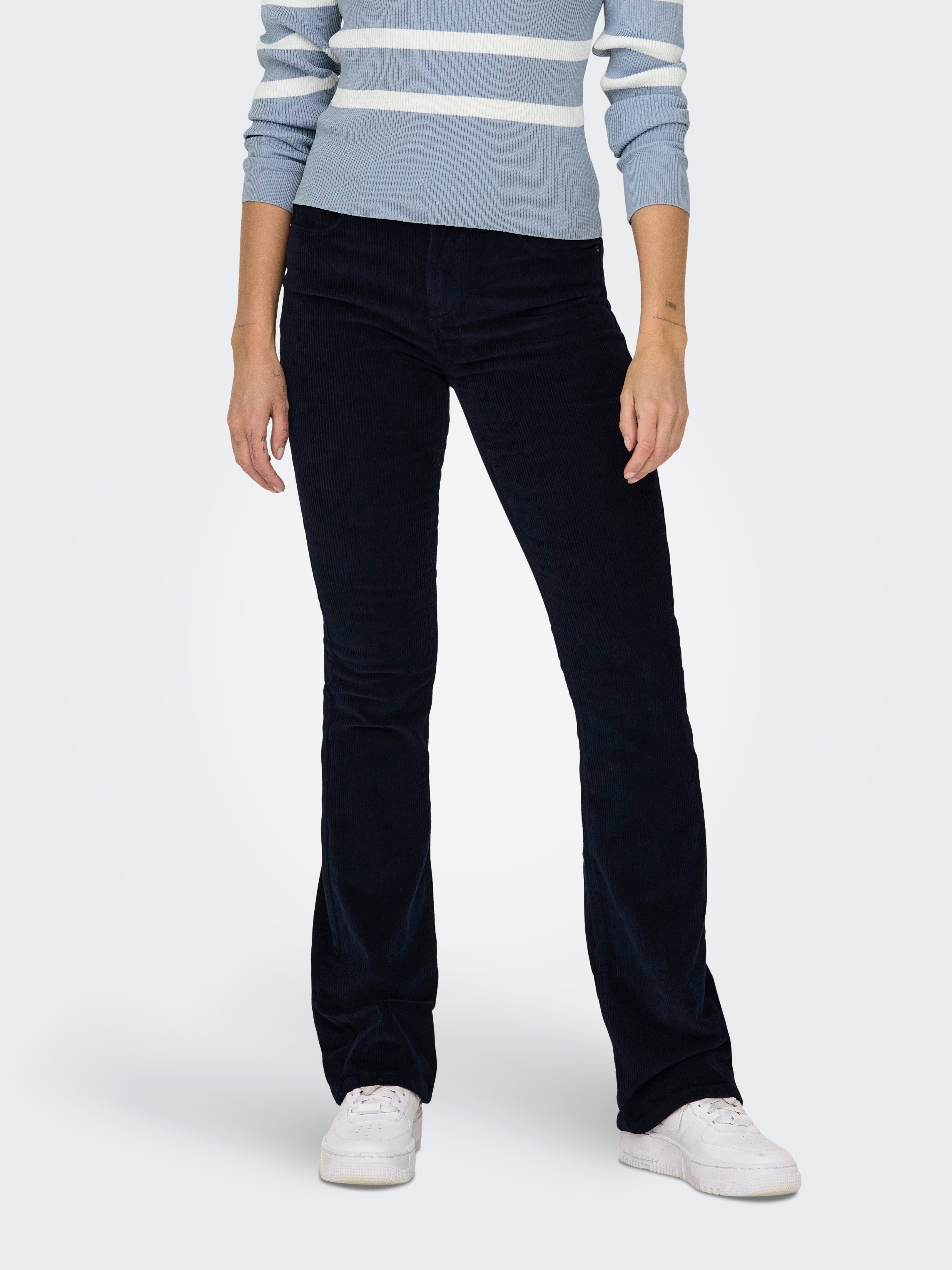 ONLY Cordhose ONLMARY – Flared Cordhose mit Stretchkomfort Baumwollmischung, bootcut fit