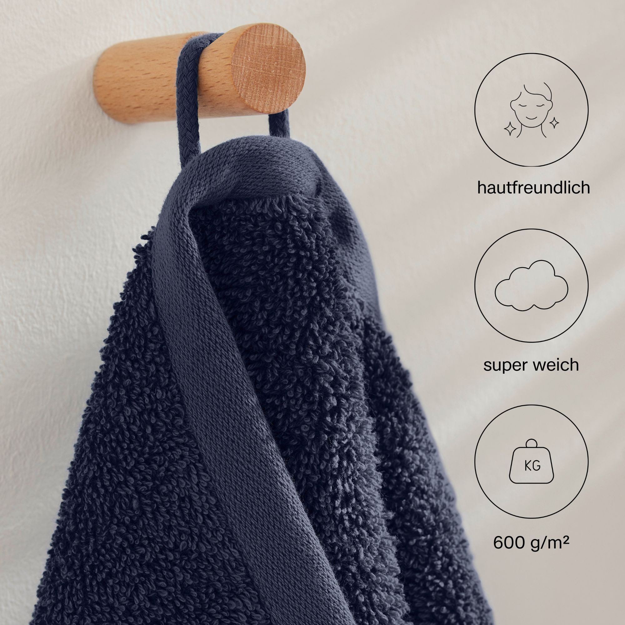 s.Oliver Gästehandtuch s.Oliver, Premium Qualität, 600 gr/m², auch als Sets erhältlich, Walkfrottier (1-St), große Farbauswahl, auch als Duschtuch, Waschhandschuh, Handtuch
