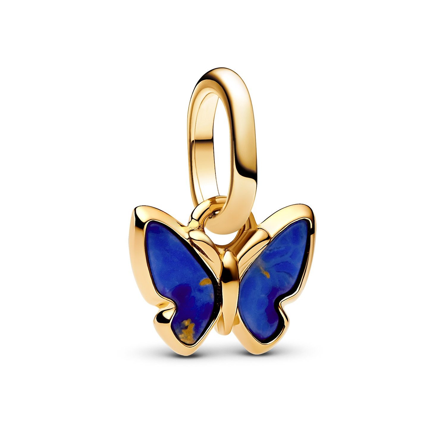 Pandora Kettenanhänger Mini Charm-Blauer Goldfarben günstig online kaufen