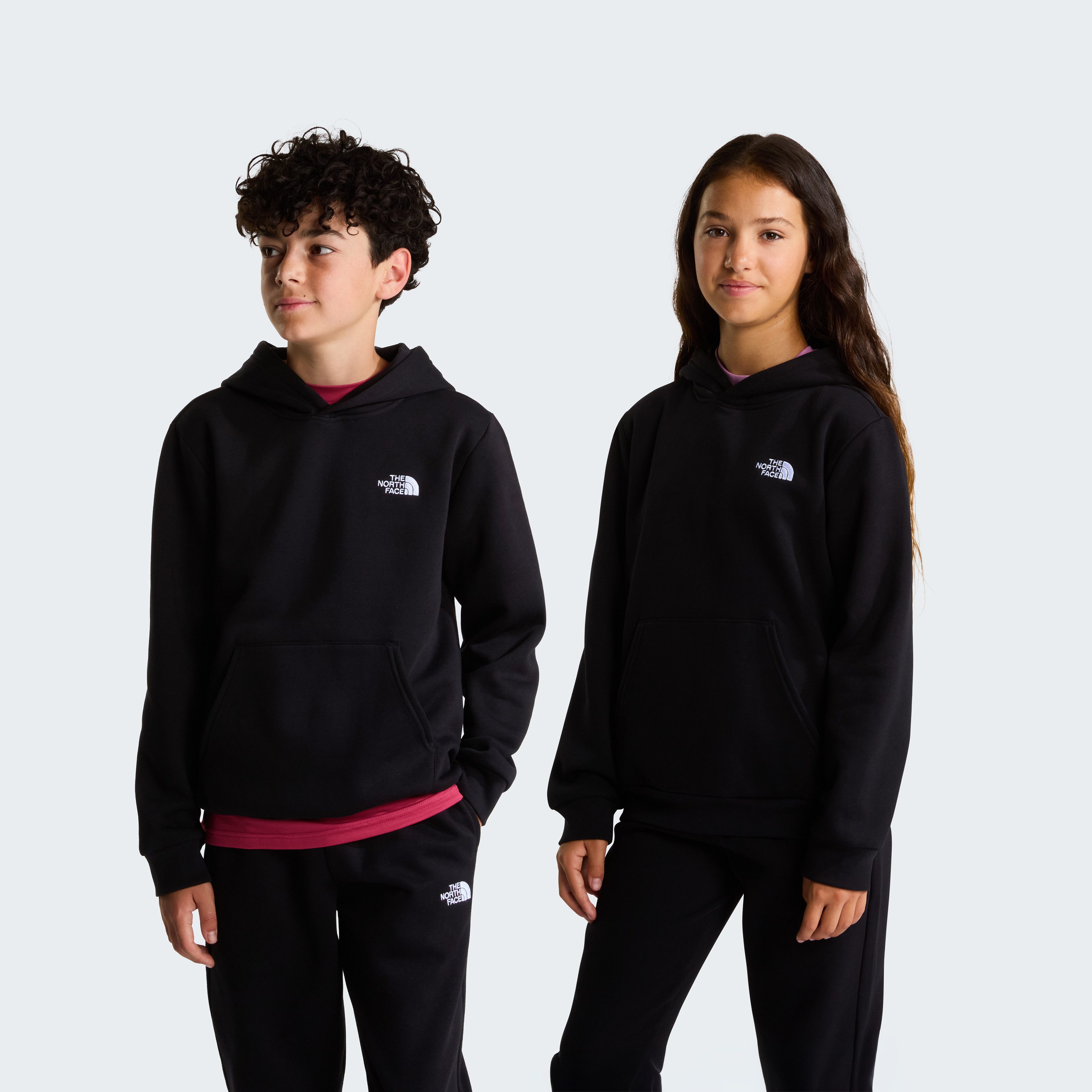 The North Face Kapuzensweatshirt TEEN EVOLUTION SIMPLE DOME PULLOVER HOOD für Jugendliche, mit Kapuze, Langarm, normale Länge