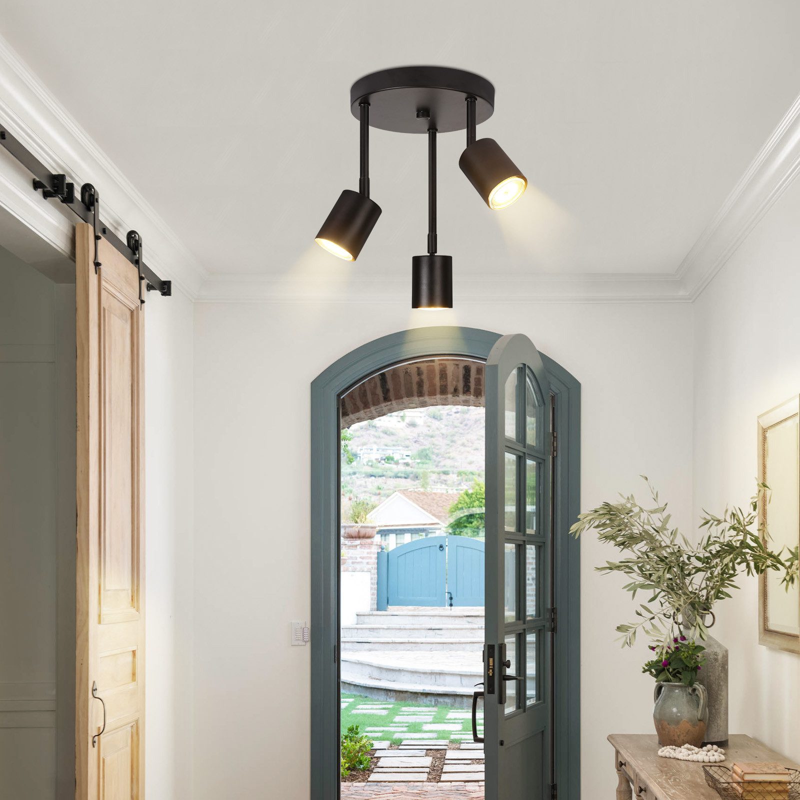 ZMH Deckenstrahler 3/4 Flammig Modern Schwenkbar 350° GU10 Küchenlampe für günstig online kaufen