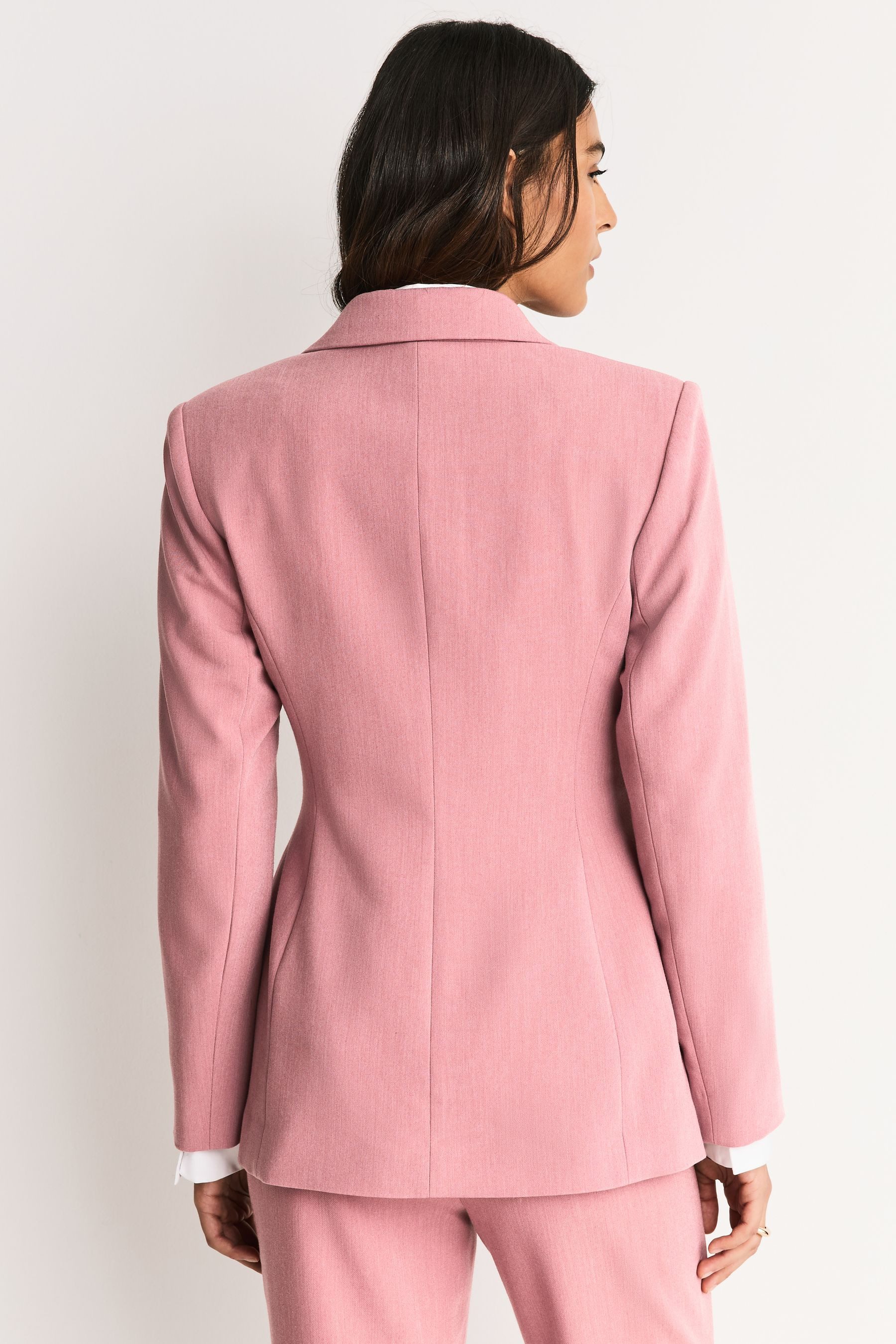 Next Jackenblazer Figurformender einreihiger Blazer, Kurzgröße (1-tlg)