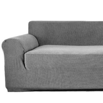 Sofahusse Sofabezug High Stretch Moderne Sofaüberwurf(3 Sitzer, Hellgrau), FELIXLEO