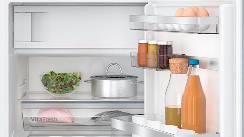 BOSCH Einbaukühlschrank Serie 6 KUL22ADD0, 82 cm hoch, 59,8 cm breit, Made in Germany, Warnsignal mit Ton oder Licht – Bild 5 von 5