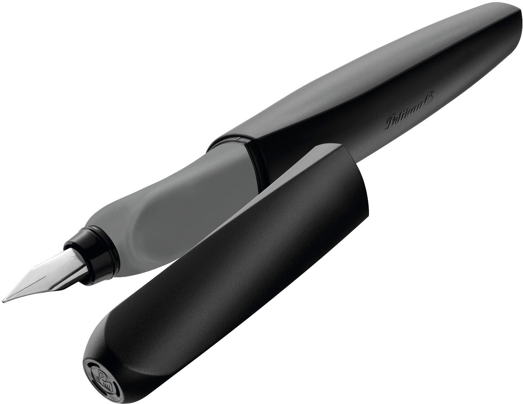 Pelikan Füller Twist®, Black, M, schwarz Made in Germany Feder