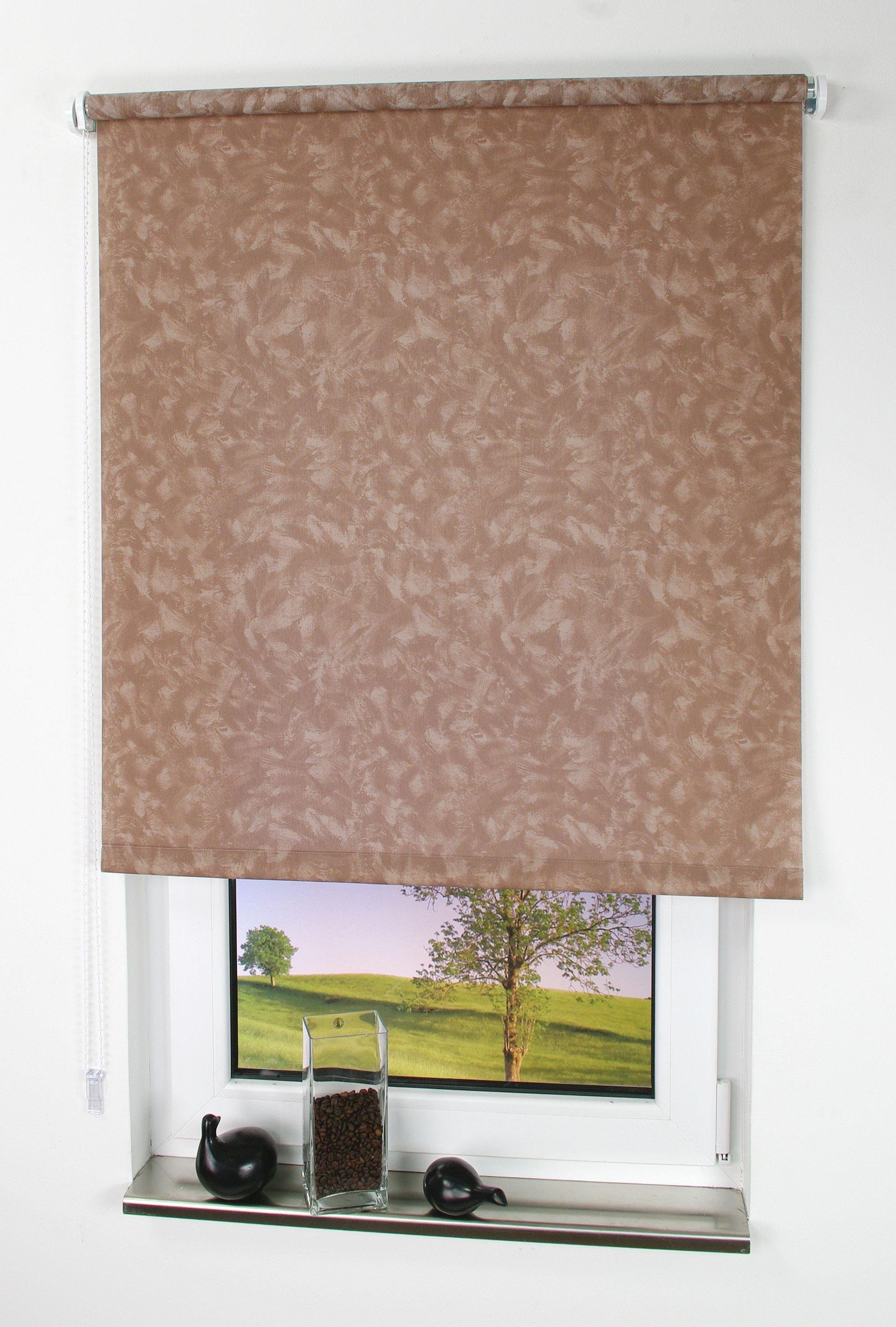 Seitenzugrollo Dekor Wolken, Liedeco, Lichtschutz, freihängend, günstig online kaufen