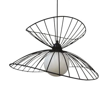 Bamyum Pendelleuchte Pendelleuchte Vertigo, Metall Schwarz 50 cm Modern Lampe, ohne Leuchtmittel