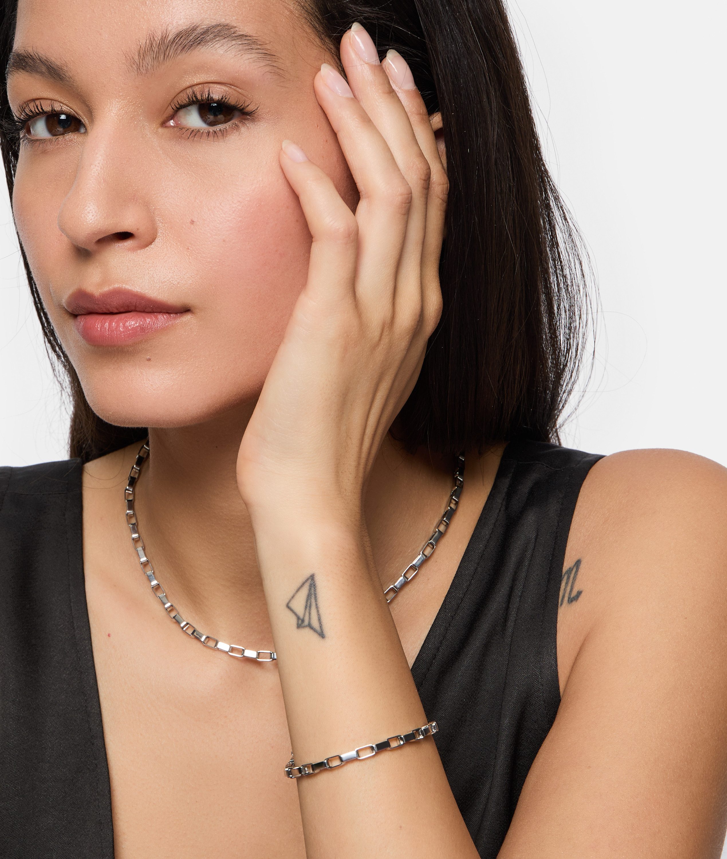 Tamaris Edelstahlkette Edelstahl silberf... Tamaris Edelstahlkette Edelstahl silberf...