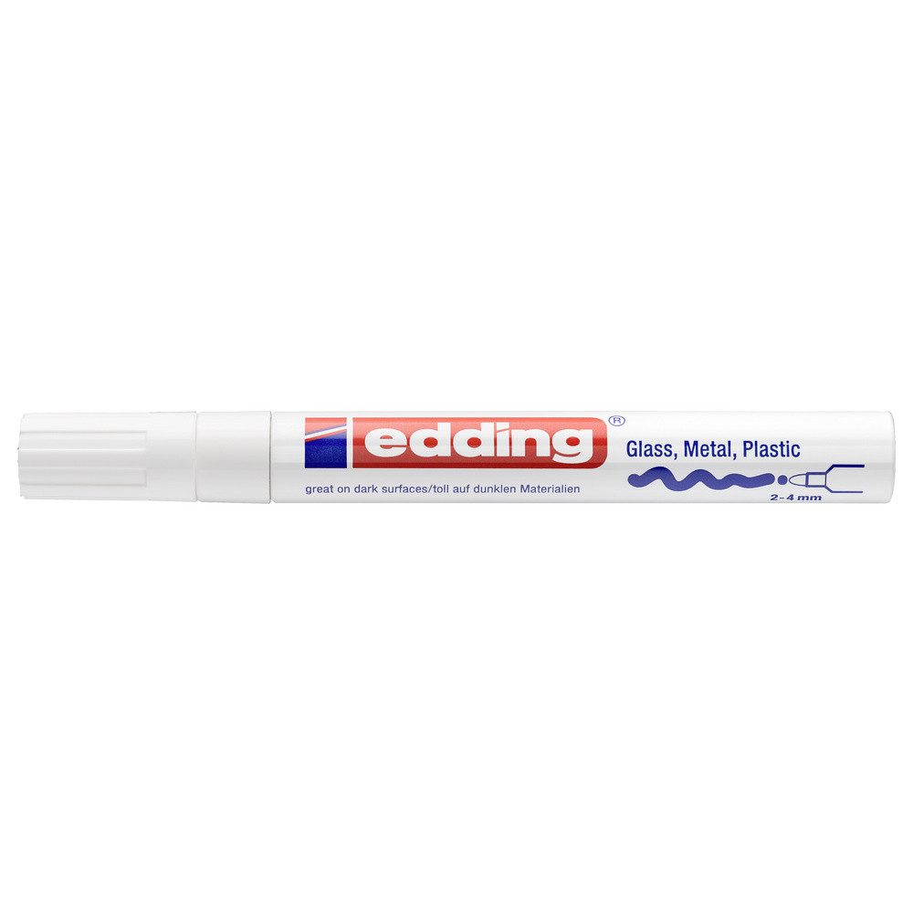 edding Lackmarker Edding 750 4-750-9-049 Lackmarker Weiß 2 mm, 4 mm – Bild 3 von 5