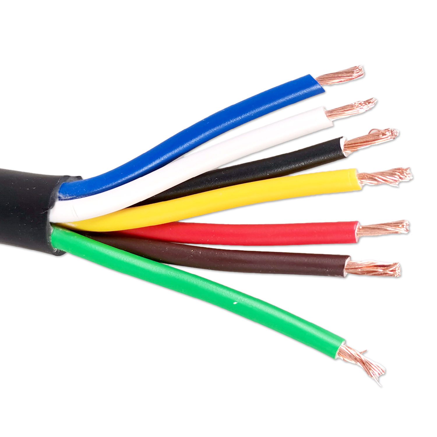 Kabel, 7-adrig, FLRY-Y, 7x1mm², Meterware Stromkabel