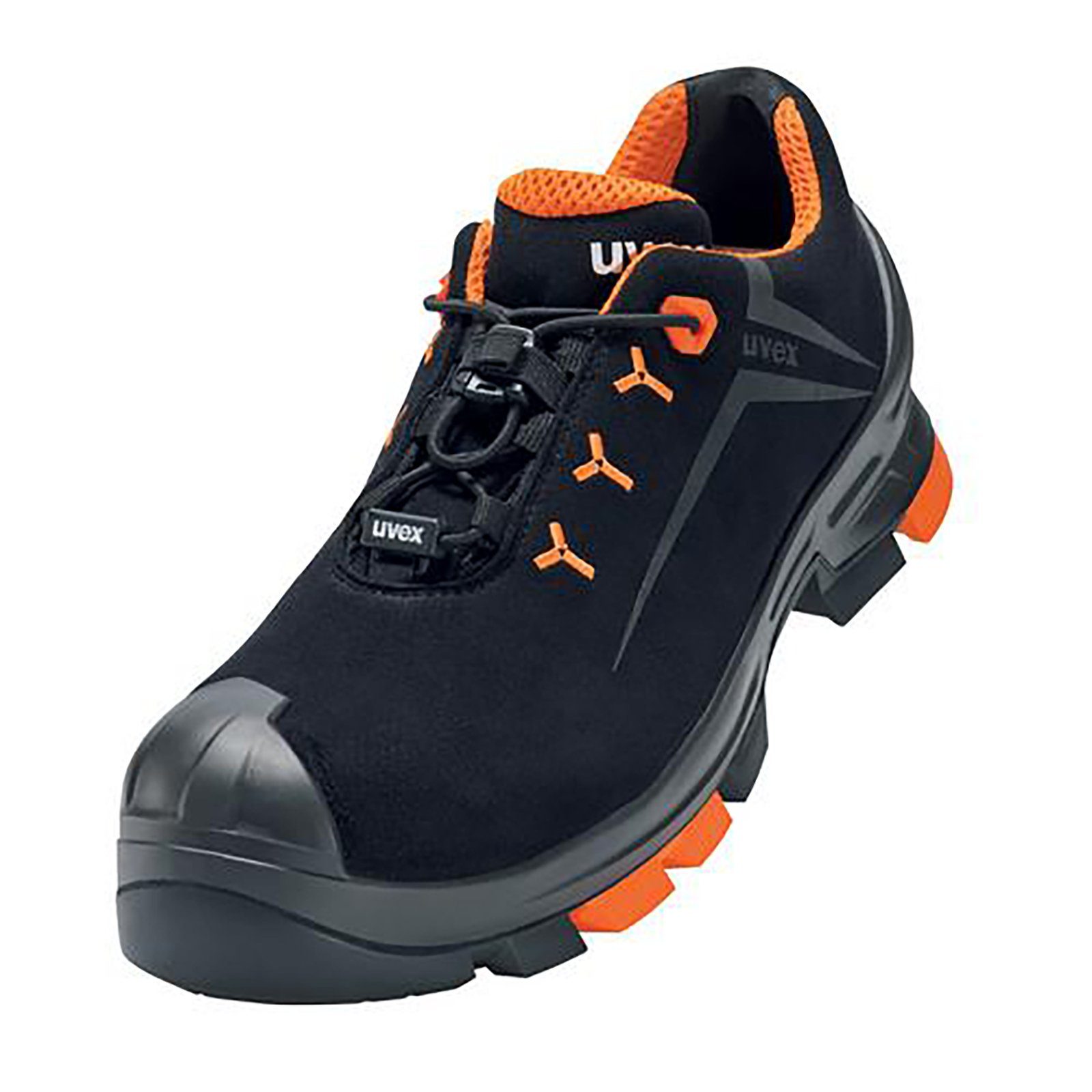 2 Halbschuhe S3 schwarz, orange Weite 11 Sicherheitsschuh
