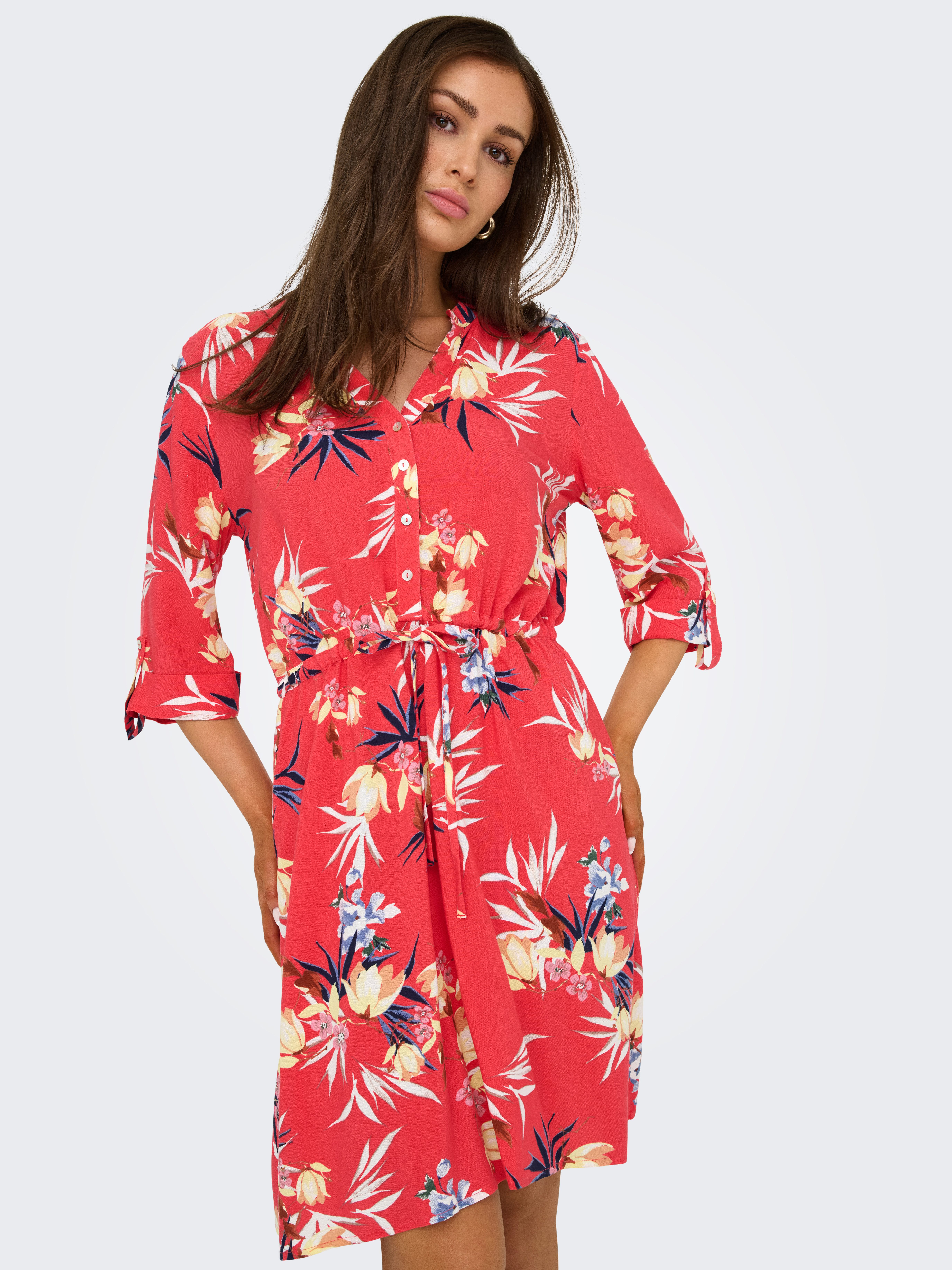 ONLY Tunikakleid ONLCORA 3/4 V-NECK TUNIC günstig online kaufen