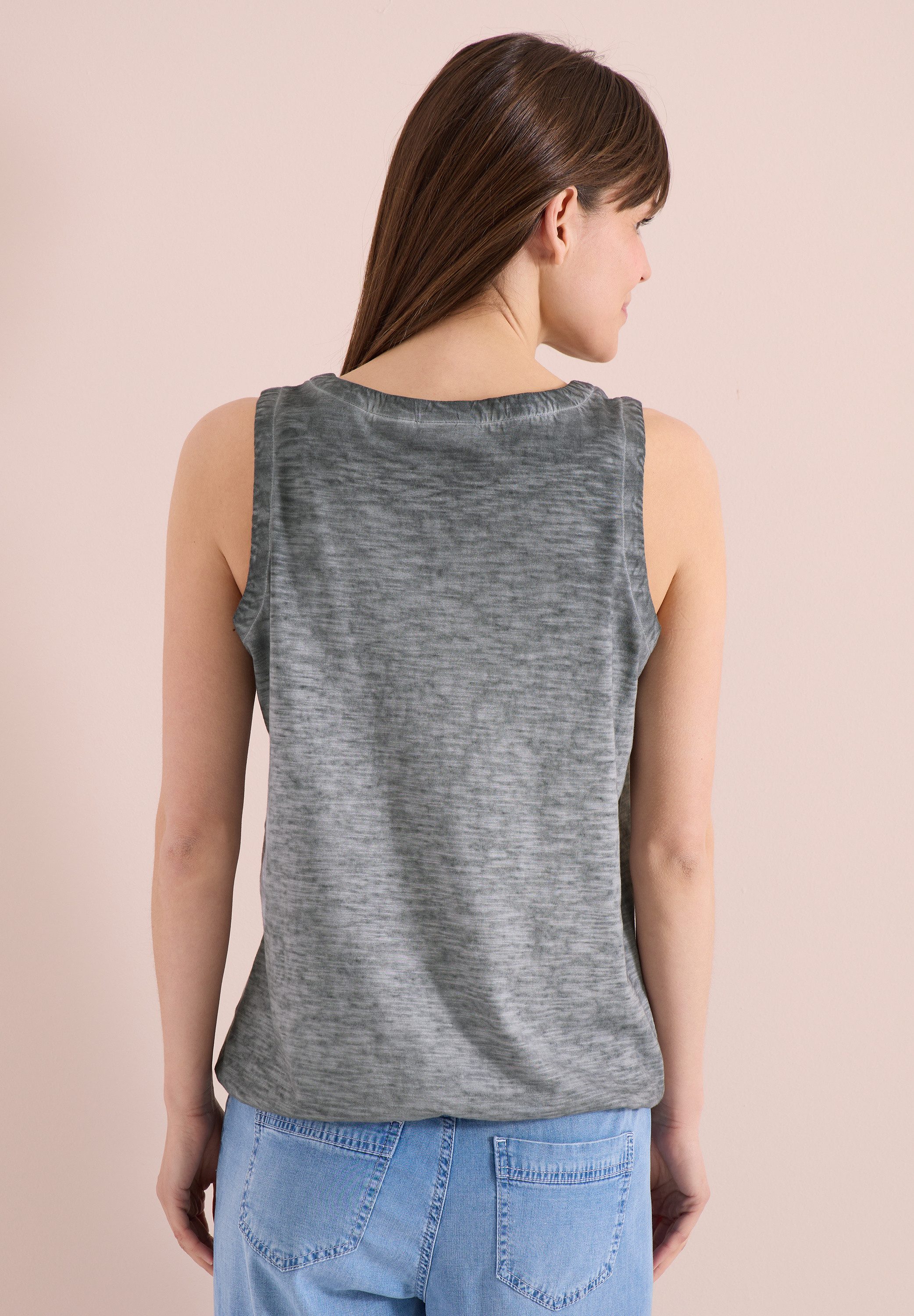 CECIL Shirttop aus reiner Baumwolle