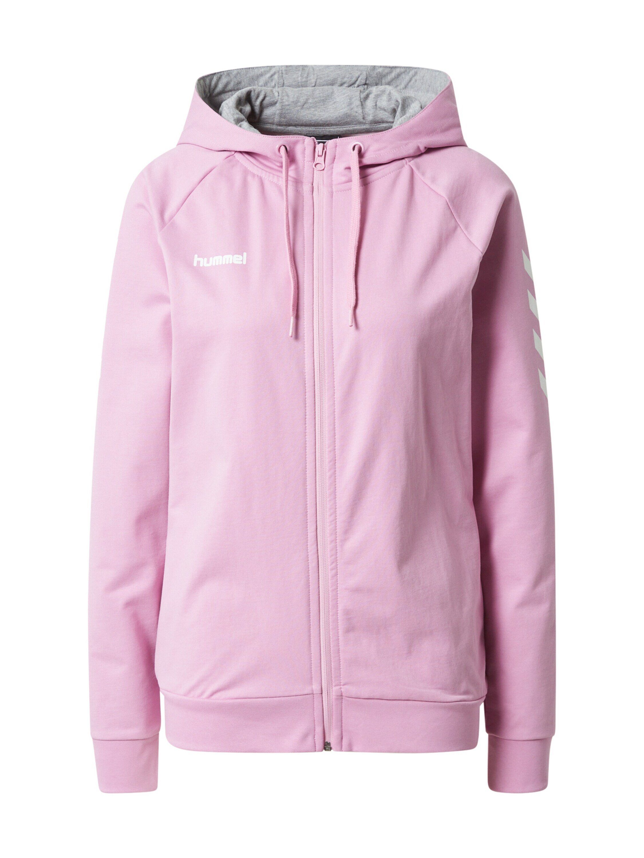 hummel Sweatjacke (1-tlg) Plain/ohne Details Lila | Hoodies