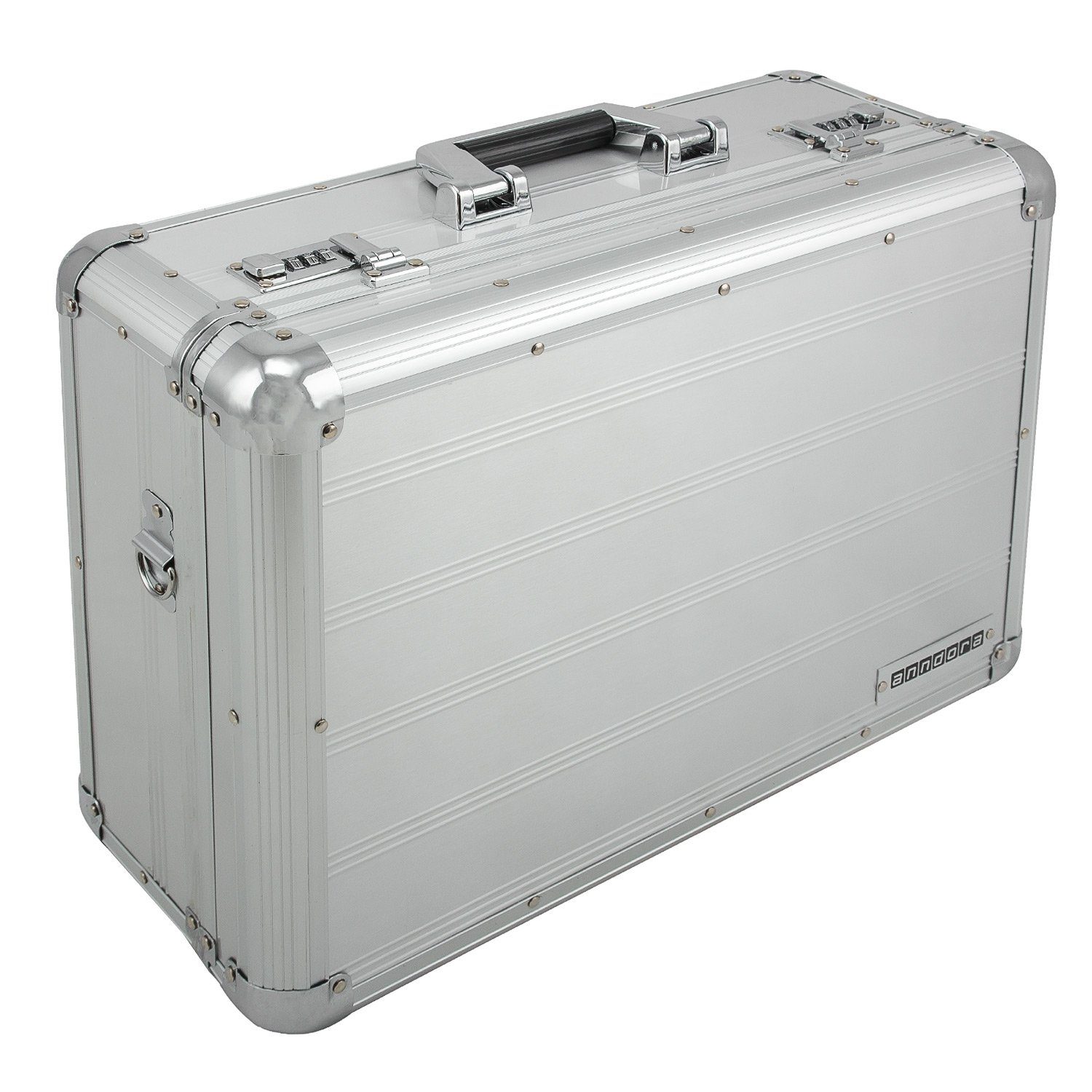 anndora Koffer Alu Fotokoffer Businesskoffer, mit Moosgummi ausgekleidet - variable Trennwandeinsätze