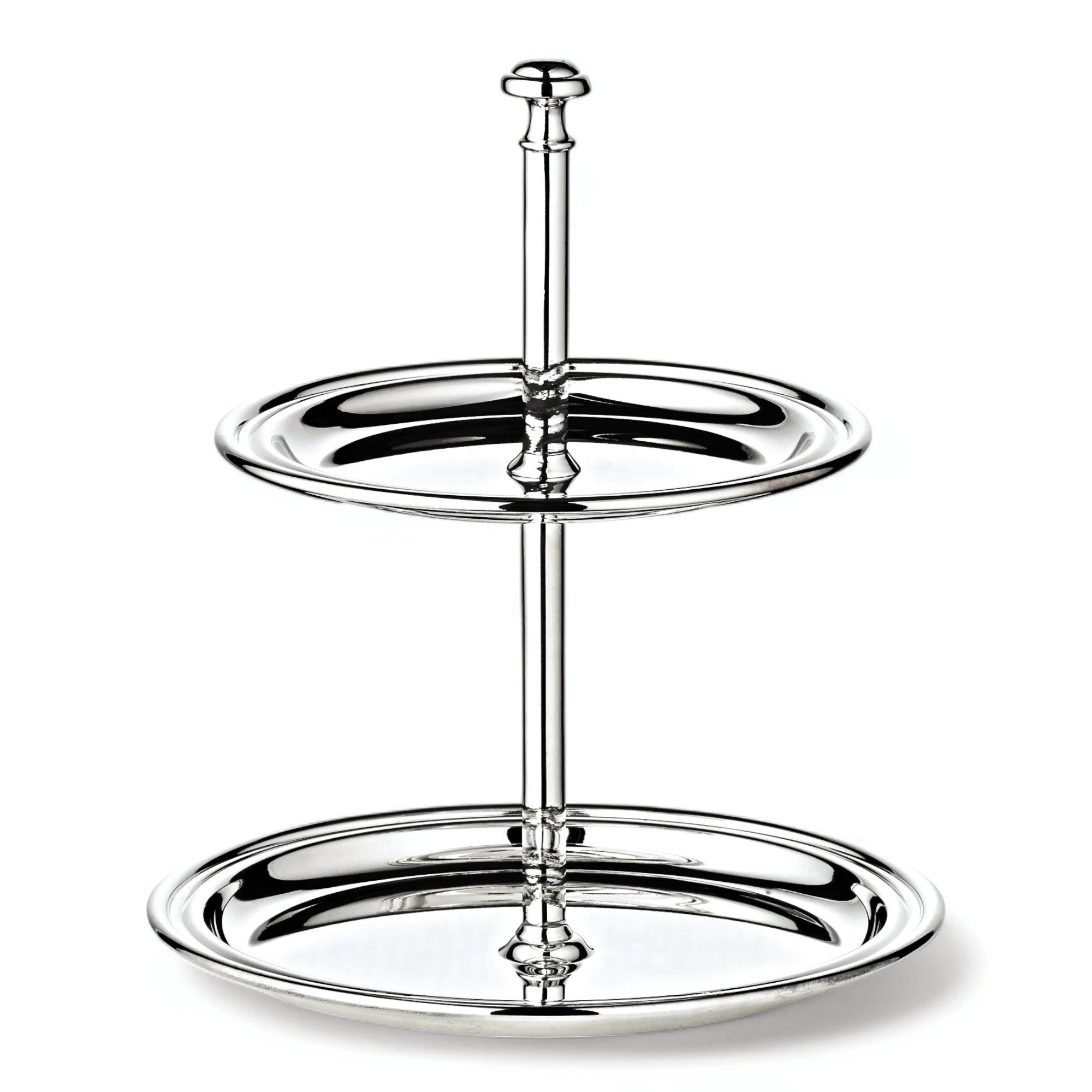 EDZARD Etagere Faden Petit Fours (H 16 cm) versilbert anlaufgeschützt, Stahl