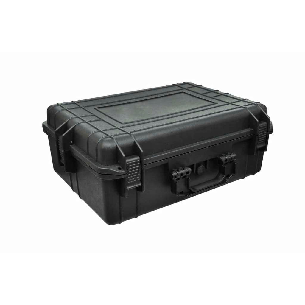 Schaumstoff Schwarz Werkzeugbox mit Fassungsvermögen Transportkoffer vidaXL 35 L