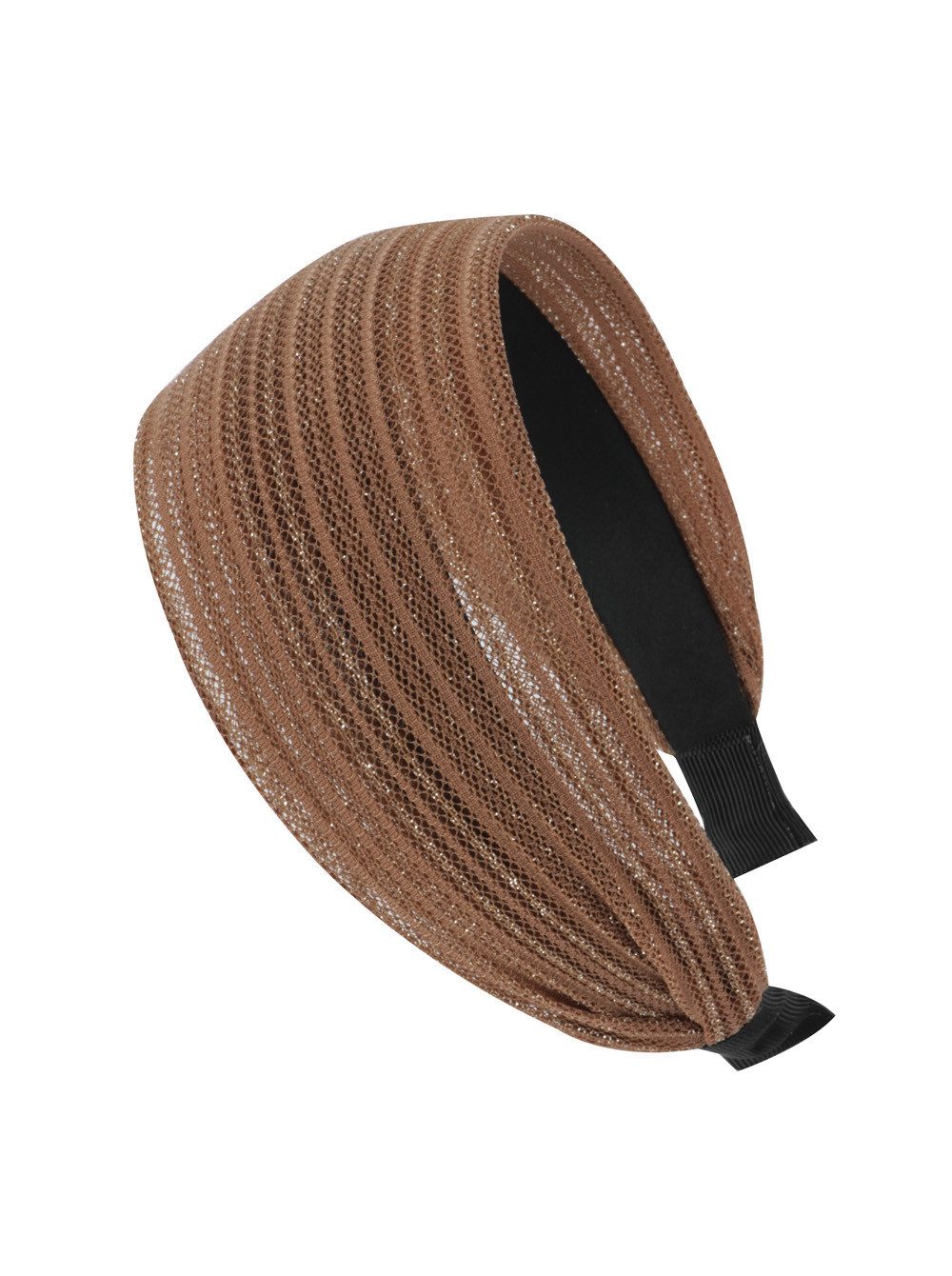 axy Haarreif Breiter Haarreif mit leichtem Glitzer-Effekt in Tuchoptik Wunderschön, Damen Breiter Haarreif mit Glitzerfäden Haarband Haarreifen