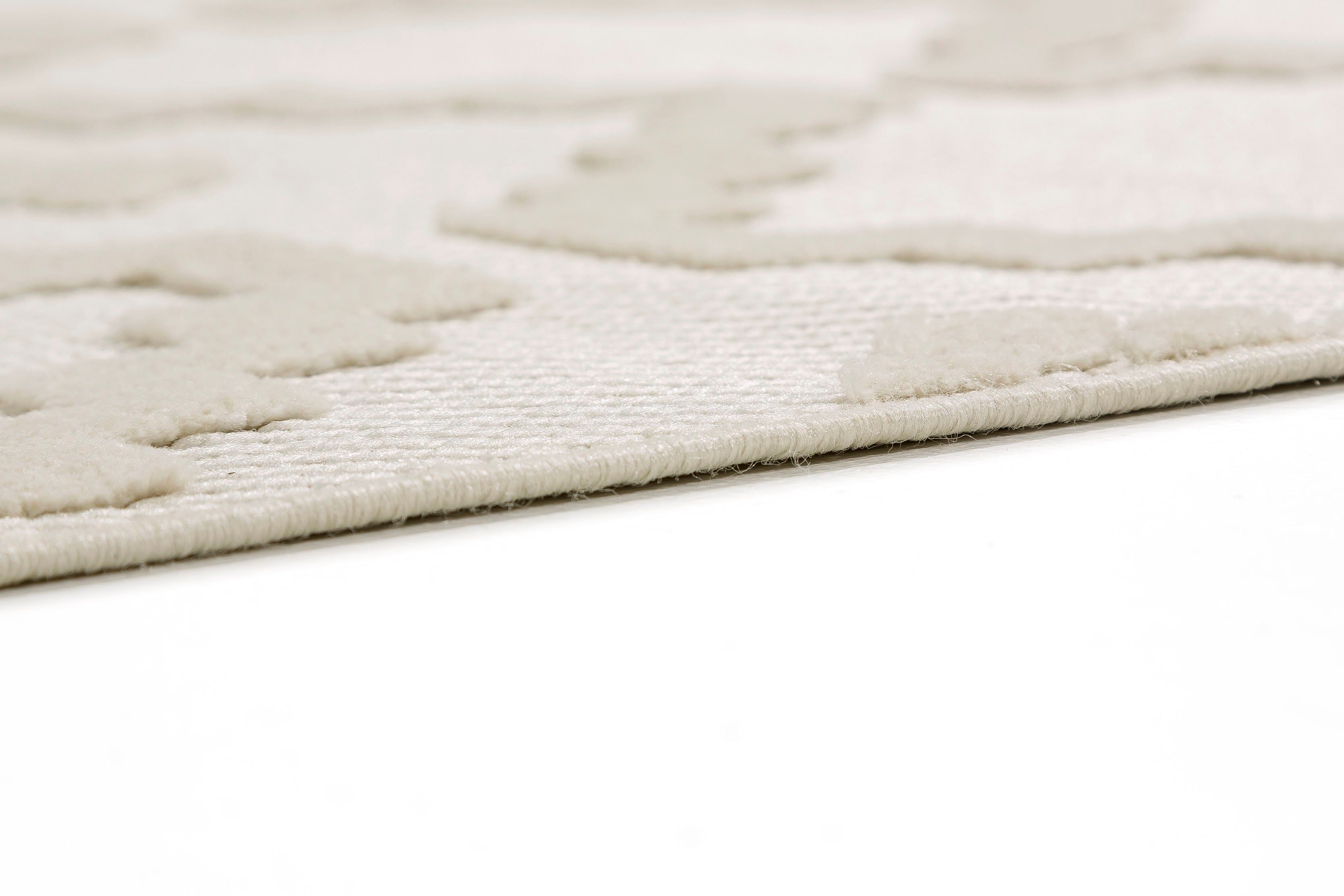 SCHÖNER WOHNEN-Kollektion Teppich Summer 6352, rechteckig, Höhe: 6 mm, In- und Outdoor geeignet, Hoch Tief Struktur, Robuster Teppich