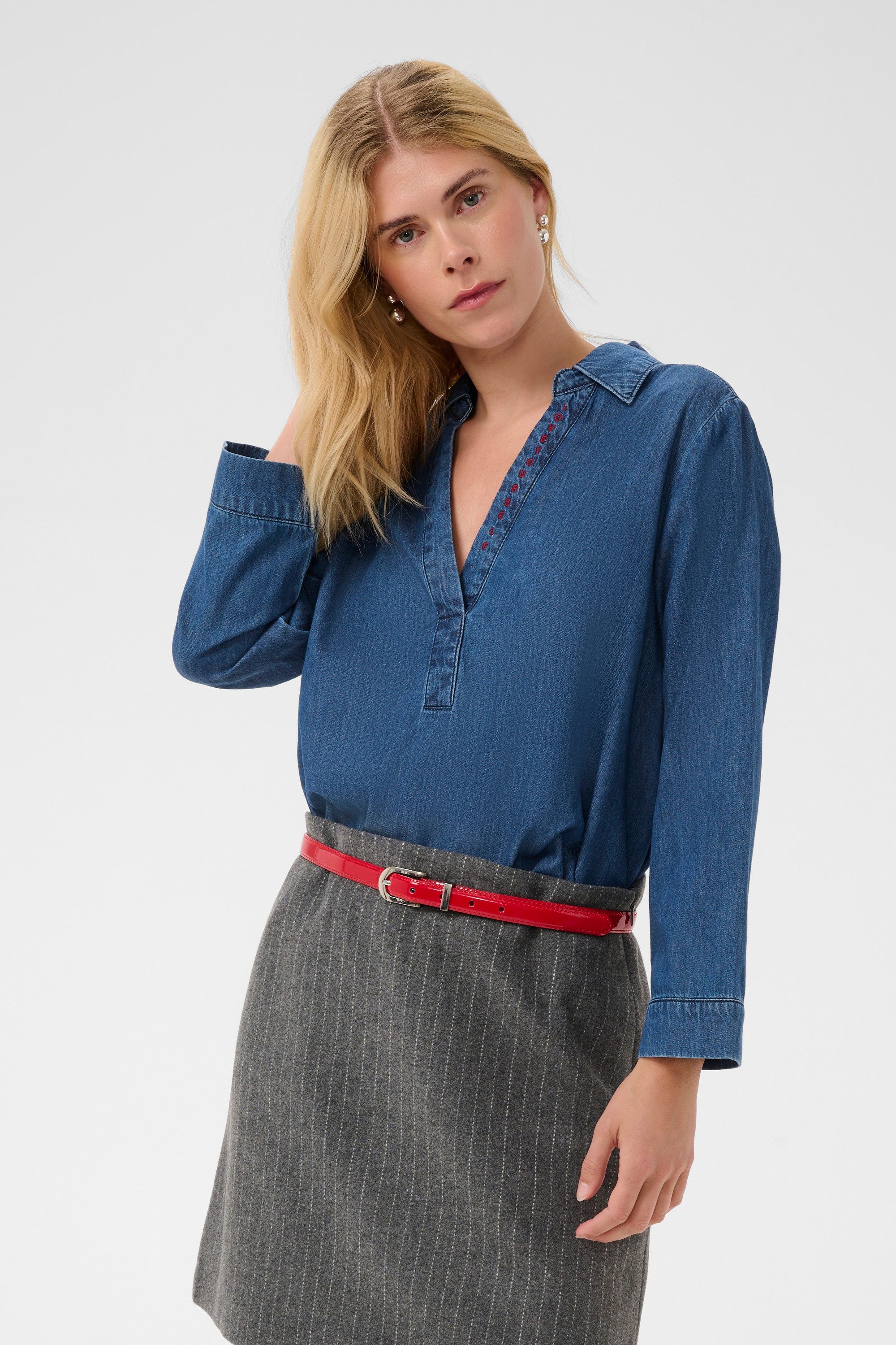 Culture Langarmbluse Bluse langarm CUmaxy