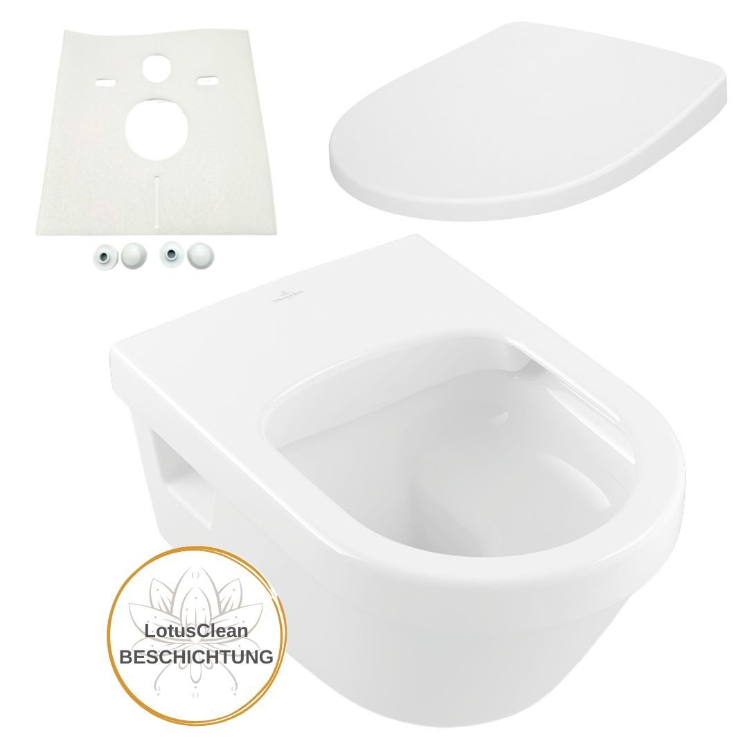 Villeroy & Boch Tiefspül-WC Villeroy Boch Architectura WC Sitz Soft Close, günstig online kaufen