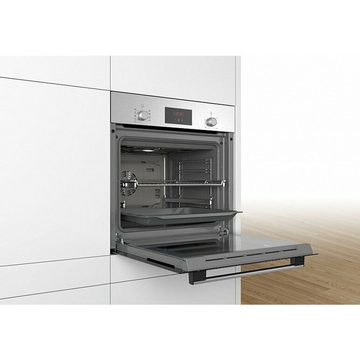 BOSCH Elektro-Herd-Set Autark Einbaubackofen + Glaskeramik Kochfeld TouchControl NEU&OVP, mit 2-fach-Teleskopauszug, Katalyse- Ruckwand