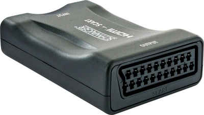 Schwaiger HDMSCA02 511 Medienkonverter zu HDMI Buchse, SCART Buchse, HDMI->Scart Konverter