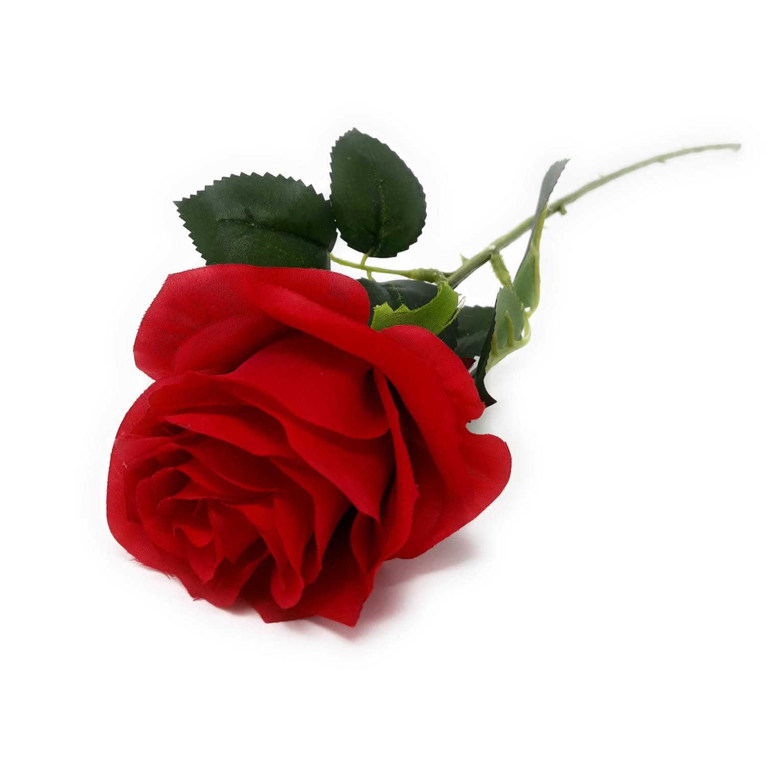 Kunstblume Rot, Durchmesser 7 cm, Emerald, günstig online kaufen