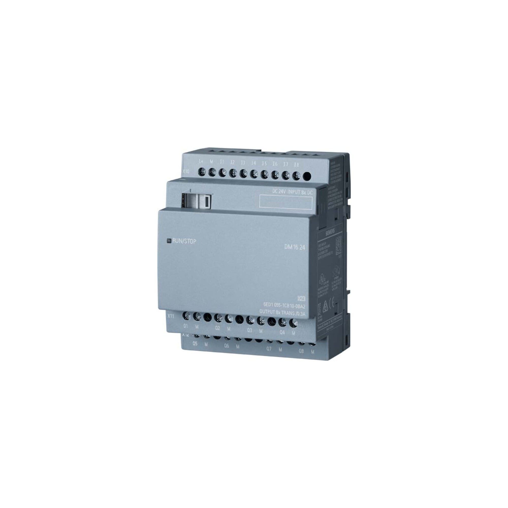 SIEMENS Zeitschaltuhr Siemens Indus.Sector LOGO!8 DM16 24 Erw.modul 4TE, 8DE/8DA 6ED1055-1CB