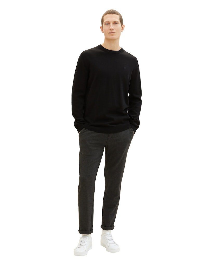 Tom Tailor Herren Rundhals Pullover BASIC CREWNECK - Relaxed Fit günstig online kaufen