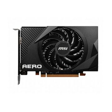 MSI Radeon RX 6400 Radeon RX 6400 AERO ITX 4G Grafikkarte (4 GB, GDDR6)