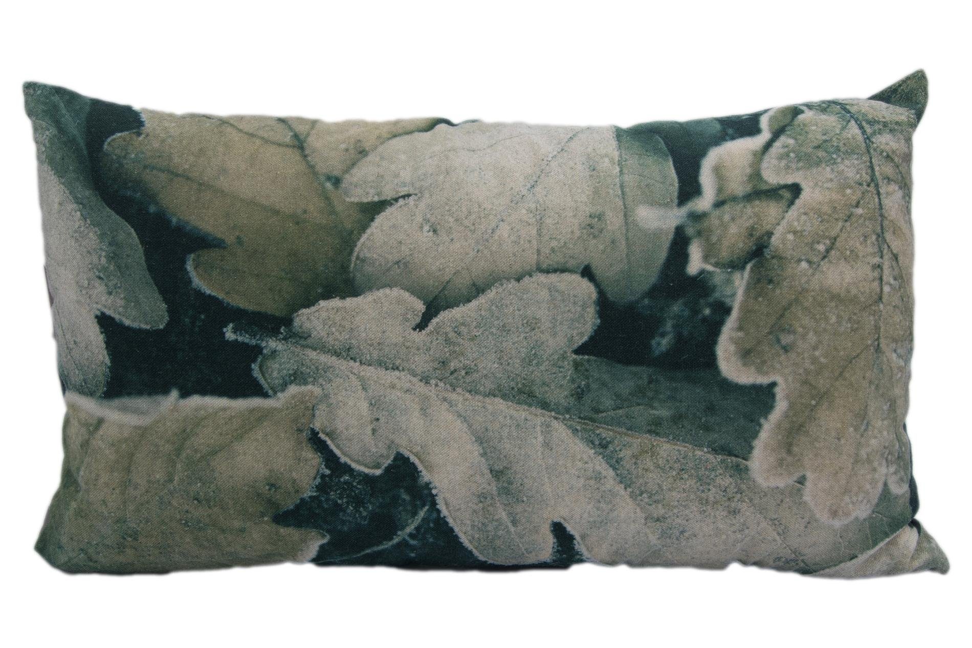 Kissenhülle pad Kissenhülle Frost, Blätter, grün, 35x60 cm, PAD