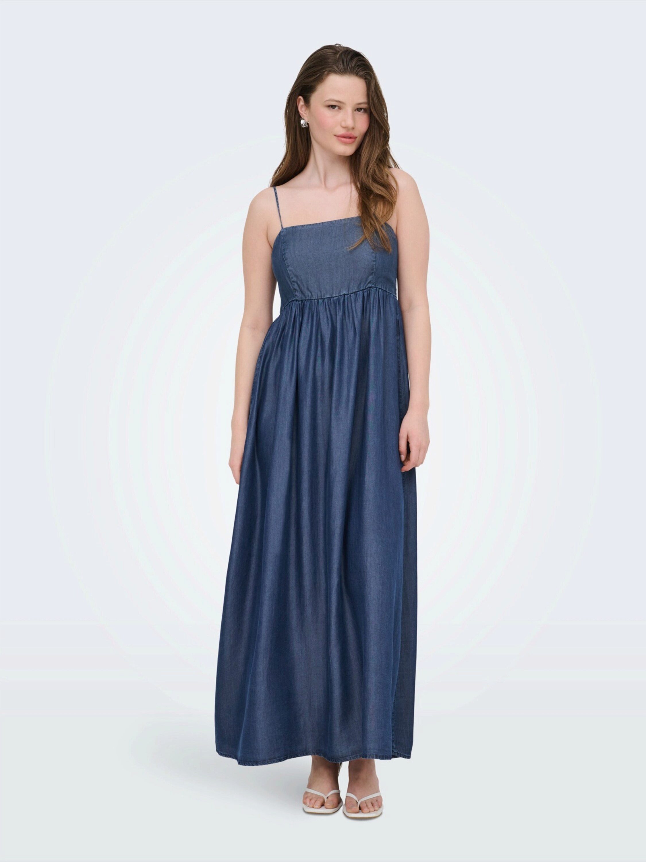 ONLY Maxikleid ONLPEMA (1-tlg) Drapiert/gerafft