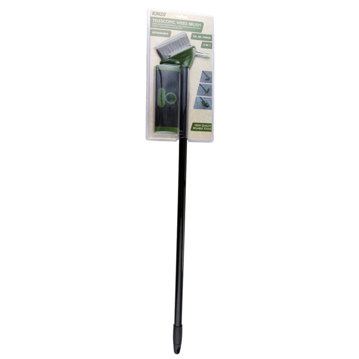 Kinzo Unkrautstecher Kinzo Teleskop-Unkrautbürste 3-in-1