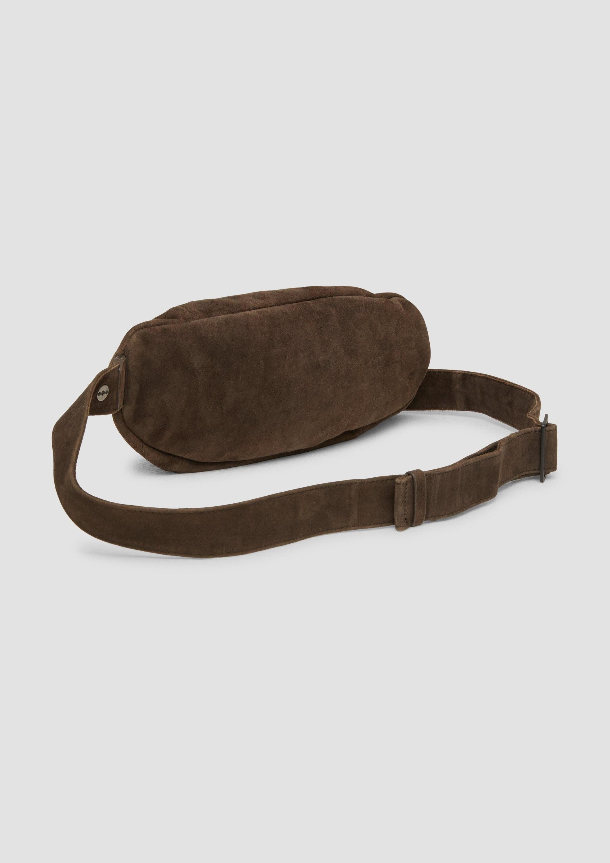 s.Oliver Gürteltasche Tasche, Crossbody-Bag aus softem Veloursleder