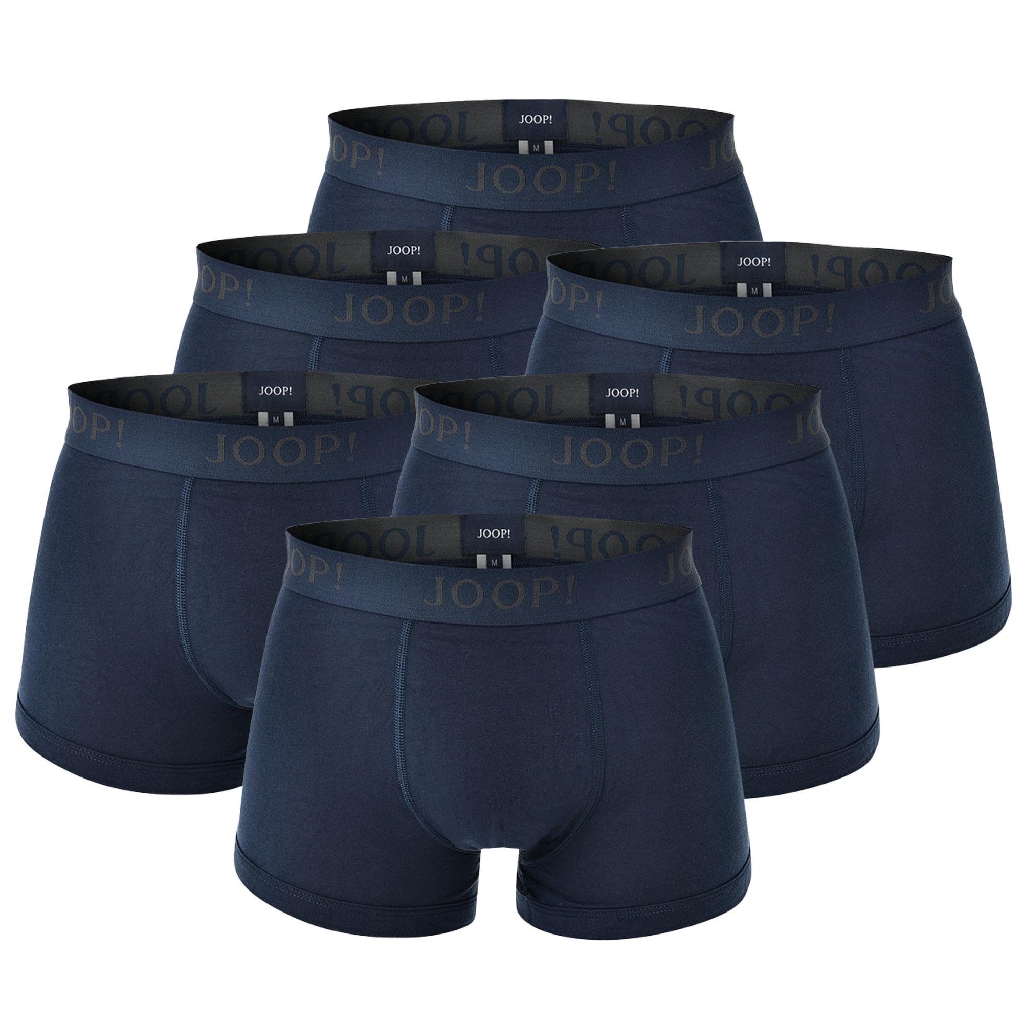Joop! Boxer Herren Boxer Shorts, 6er Pack - Fine Cotton Blau