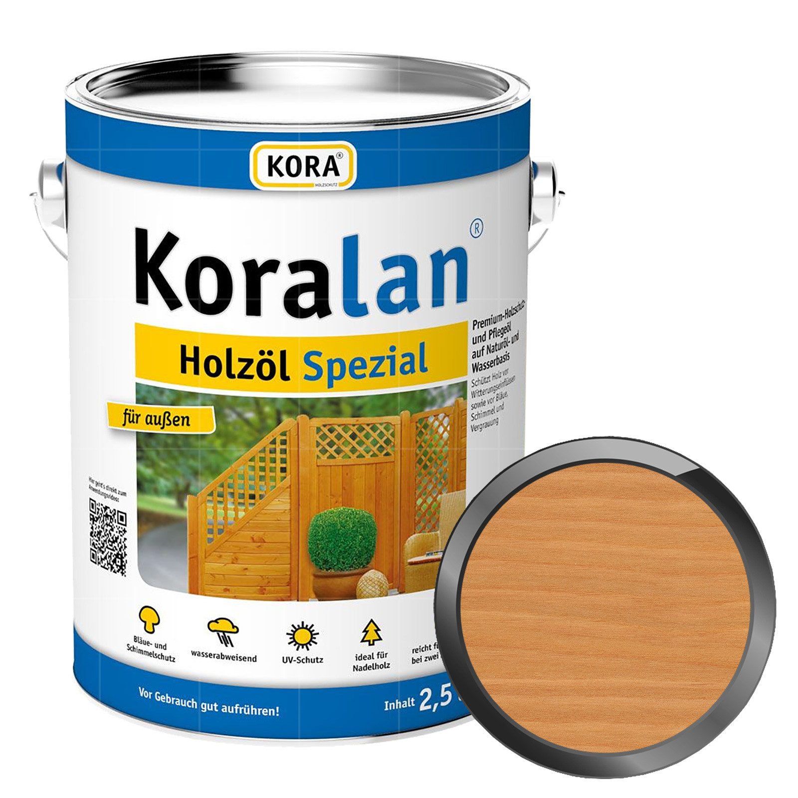 KORA Holzöl Koralan Holzöl-Spezial - 2.5 Ltr