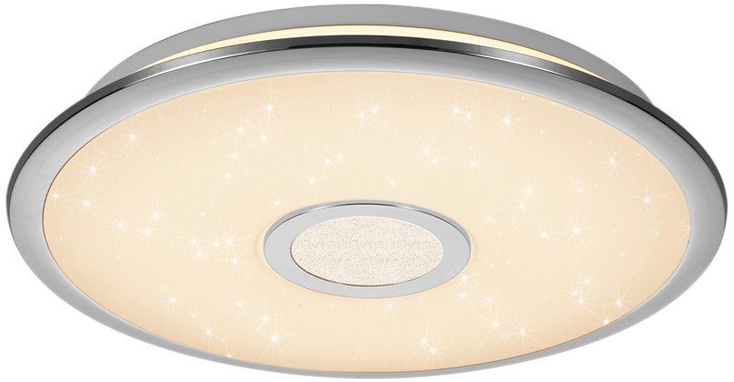 TRIO Leuchten LED Deckenleuchte OSAKA, Farbwechsel, Nachtlichtfunktion, LED fest integriert, Neutralweiß, Kaltweiß, Warmweiß, Tageslichtweiß, LED Deckenlampe