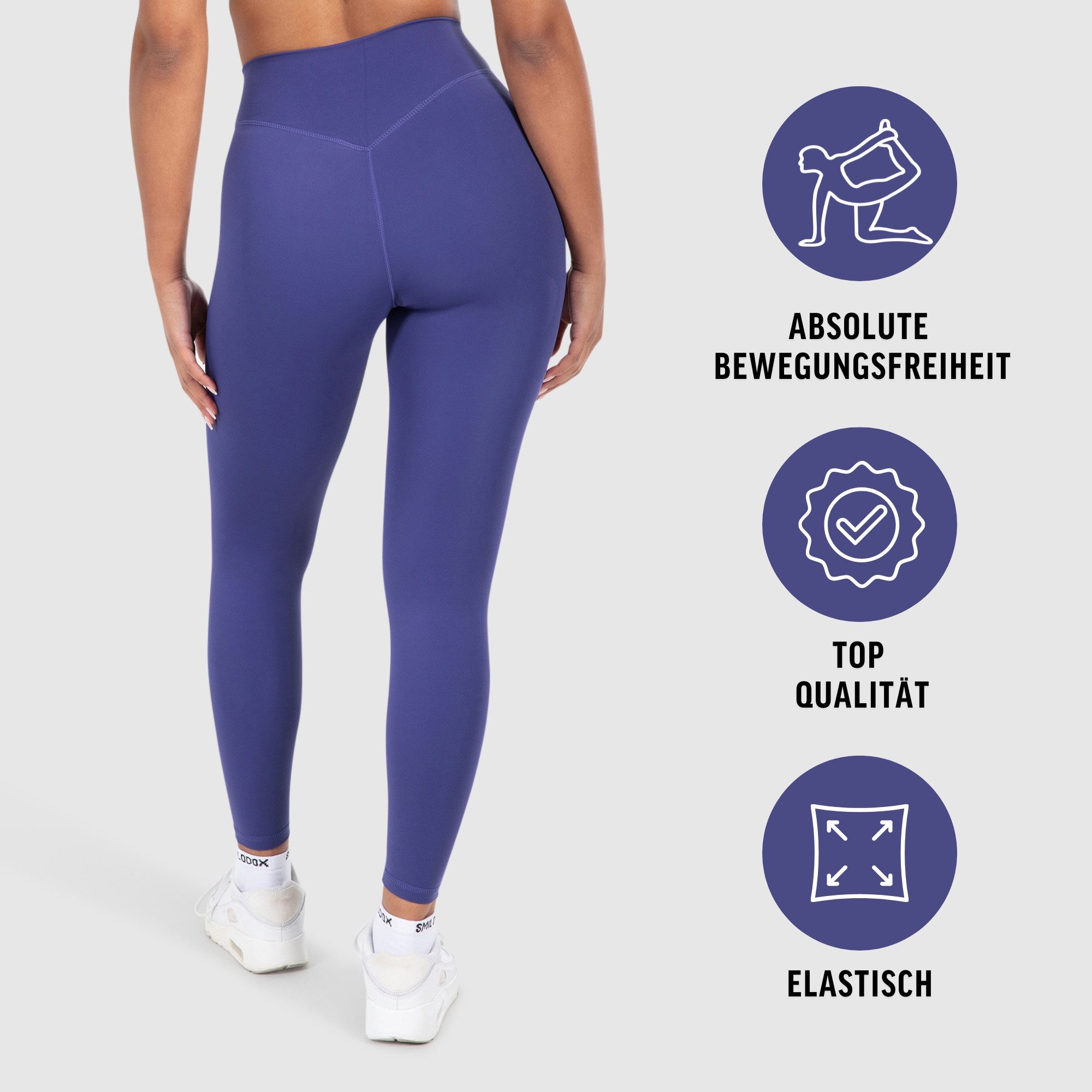 Smilodox Leggings Marie, High Waist Blickdicht Fitnessleggings für Gym & Yo günstig online kaufen