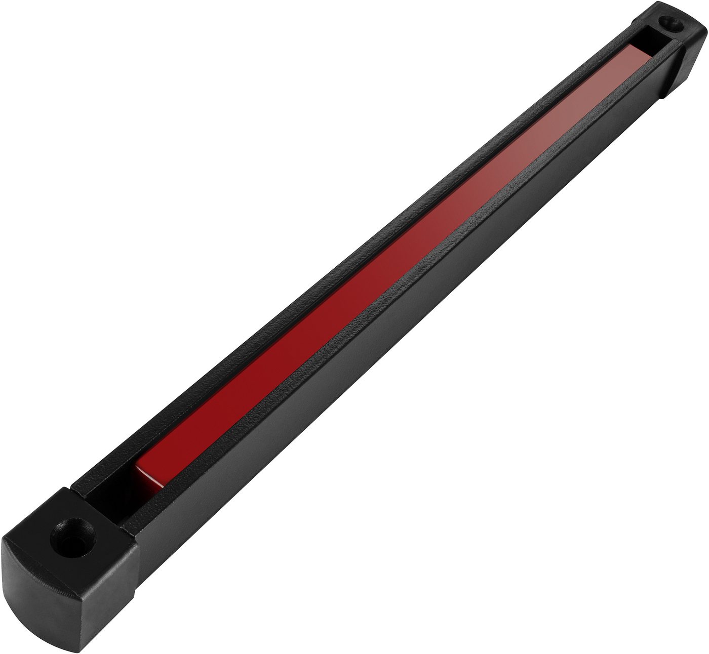 Poppstar Magnet-Werkzeugleiste Werkzeughalter magnetisch mit Bohrlöchern, zur Werkzeugaufbewahrung, robuste Stahl-Magnetschiene mit Ferritmagnet, 30cm lang