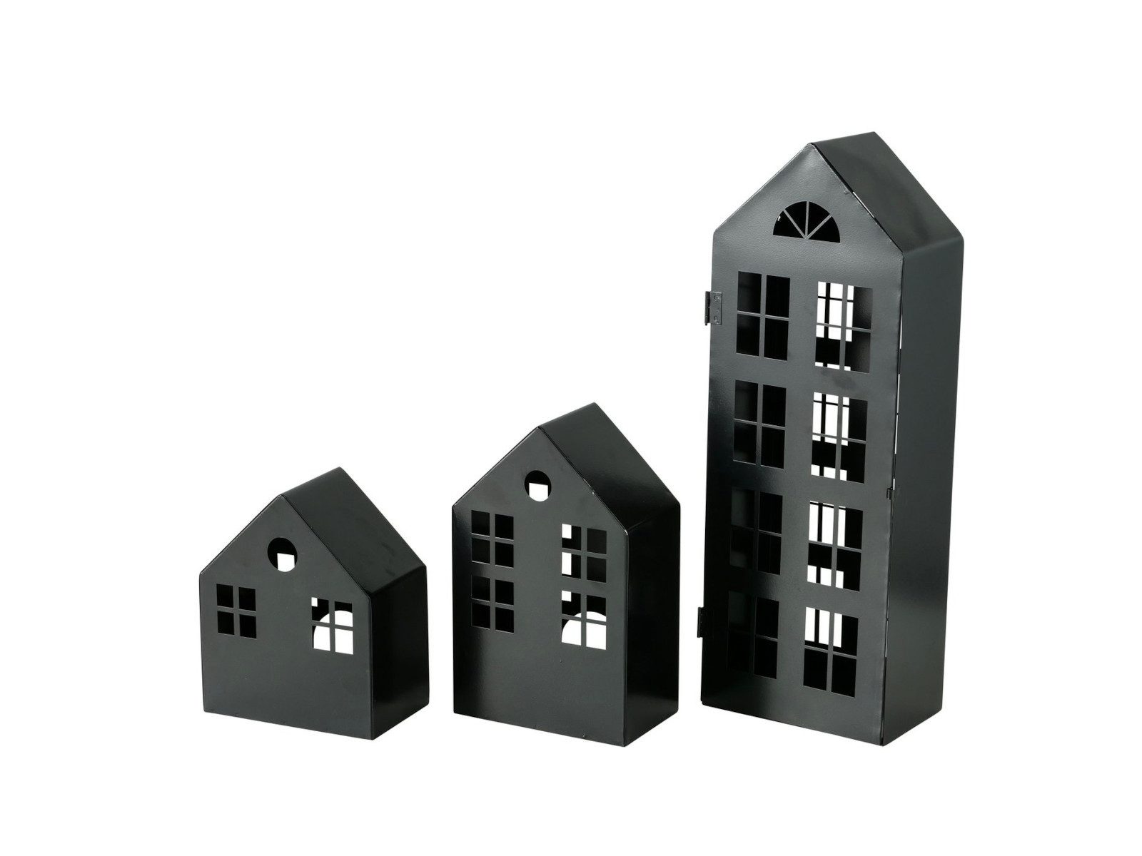 BOLTZE Laterne Janta Laterne schwarz 24cm (1 Stück)