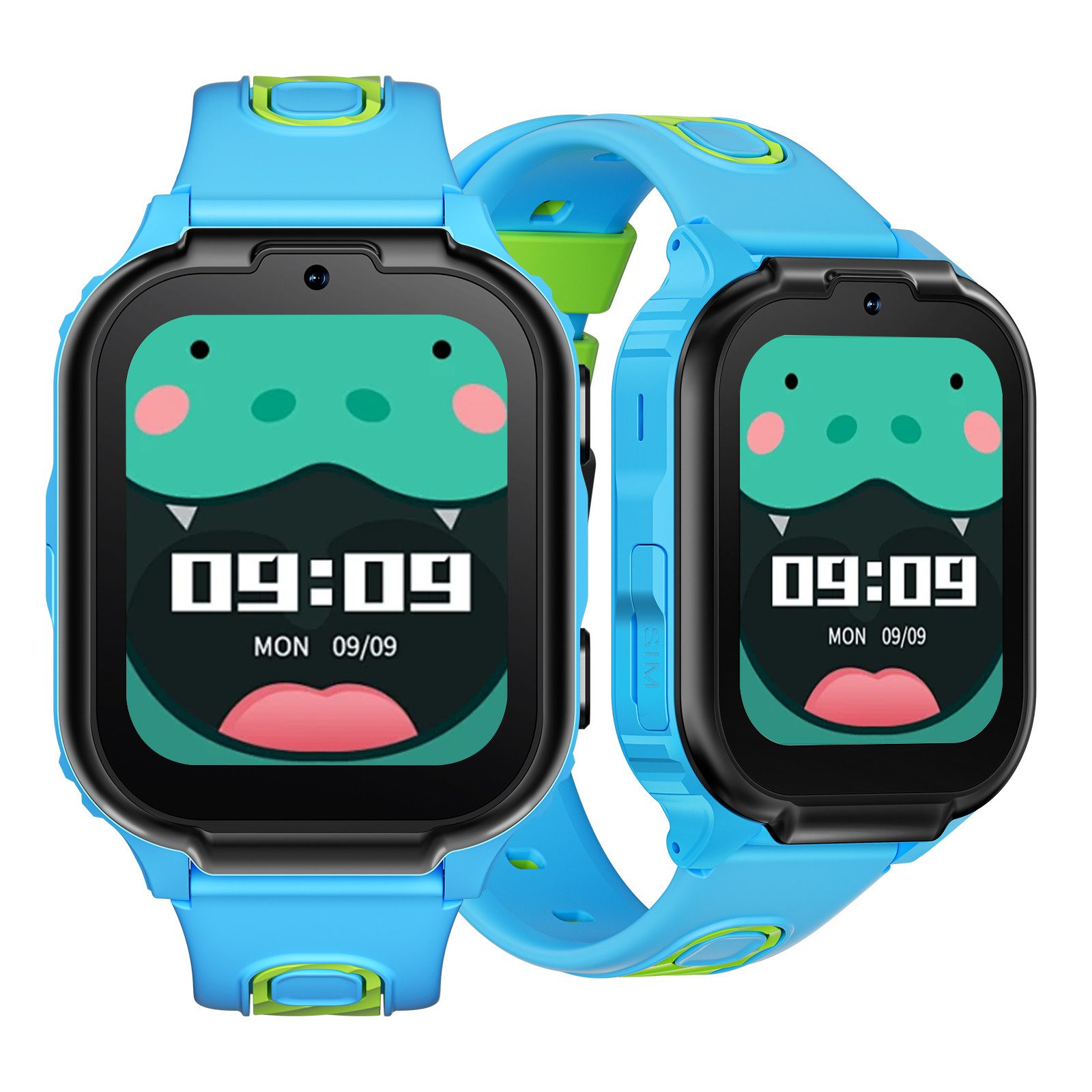 DOOGEE 4G Kinder-Smartwatch mit GPS-Ortung,SOS und Videoanruf,1,83 Zoll,8 GB Watch (Proprietär), GPS-Ortung, SOS, Aktivität, Videochat, GPS-Ortung, SOS, Videochat, Aktivität