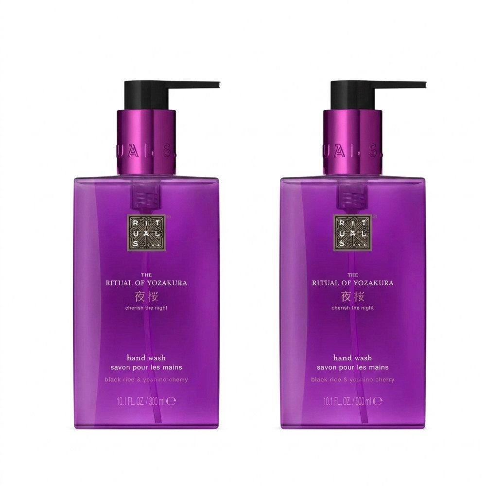 Rituals Flüssigseife Rituals The Ritual of Yozakura Hand Wash 2er Set, 1-tlg., Praktisches 2er Set für flüssige Handseife im Vorrat