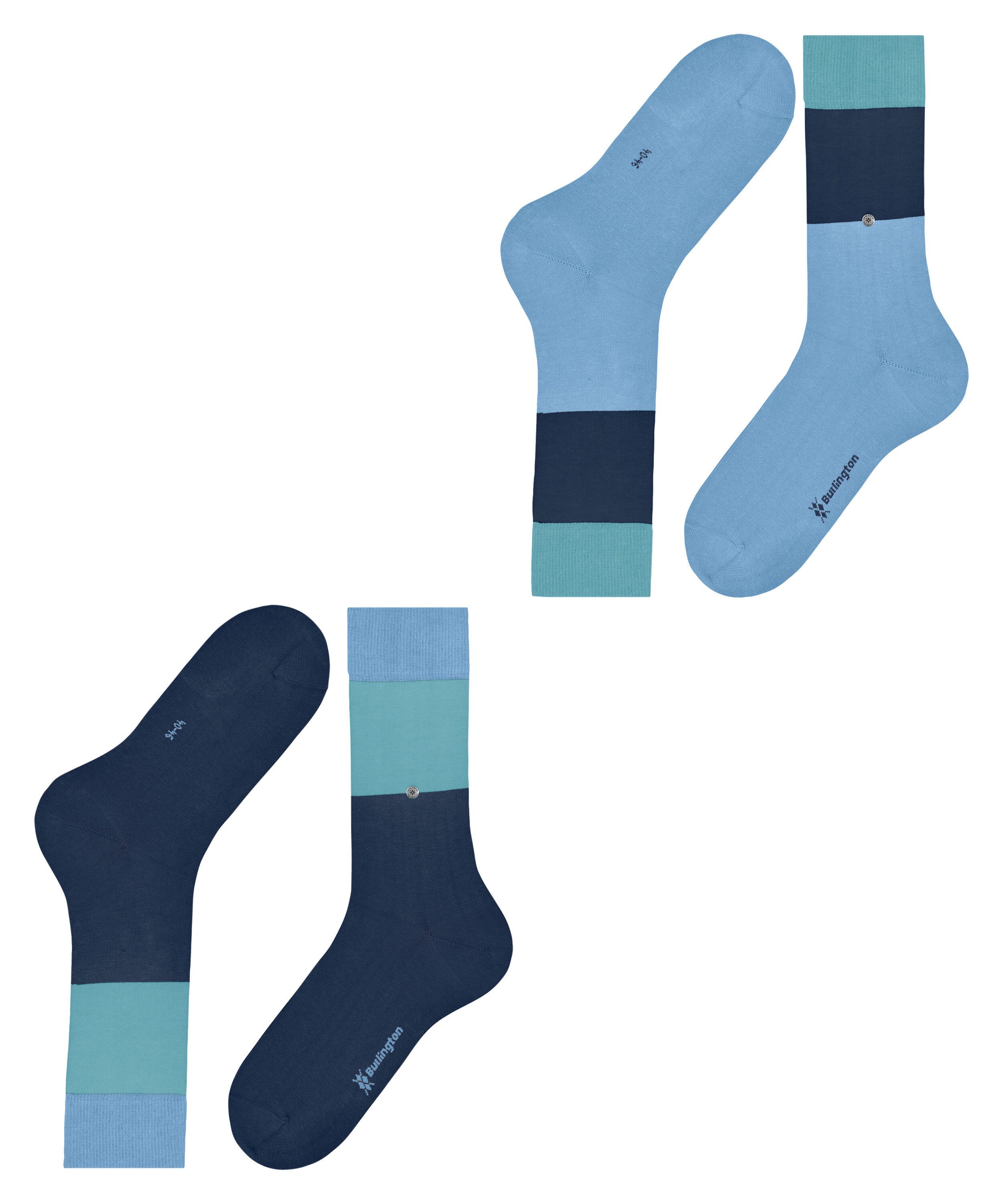 Burlington Socken Magic Mismatch 2-Pack Socken (2-Paar)