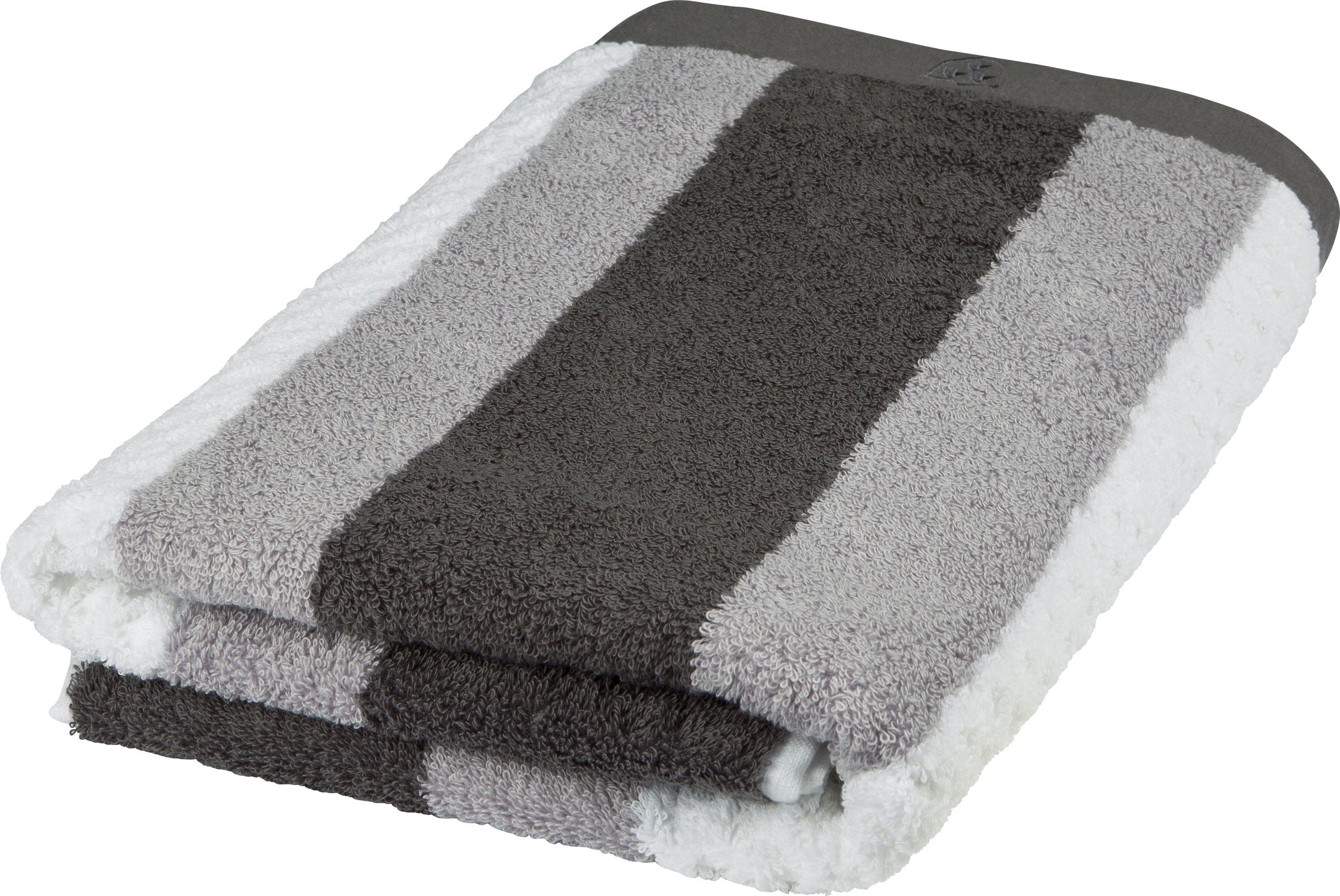 ROSS Duschtuch Harmony, Frottier (1-St), 100 % Baumwolle, Hoch Tief Struktu günstig online kaufen